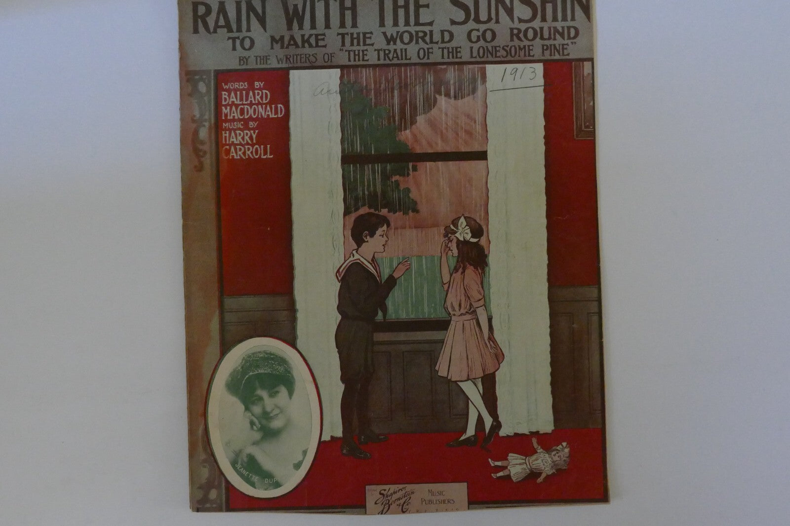 Rain with the sunshine, sheet music 1913, by ballard macdonald and harry carroll