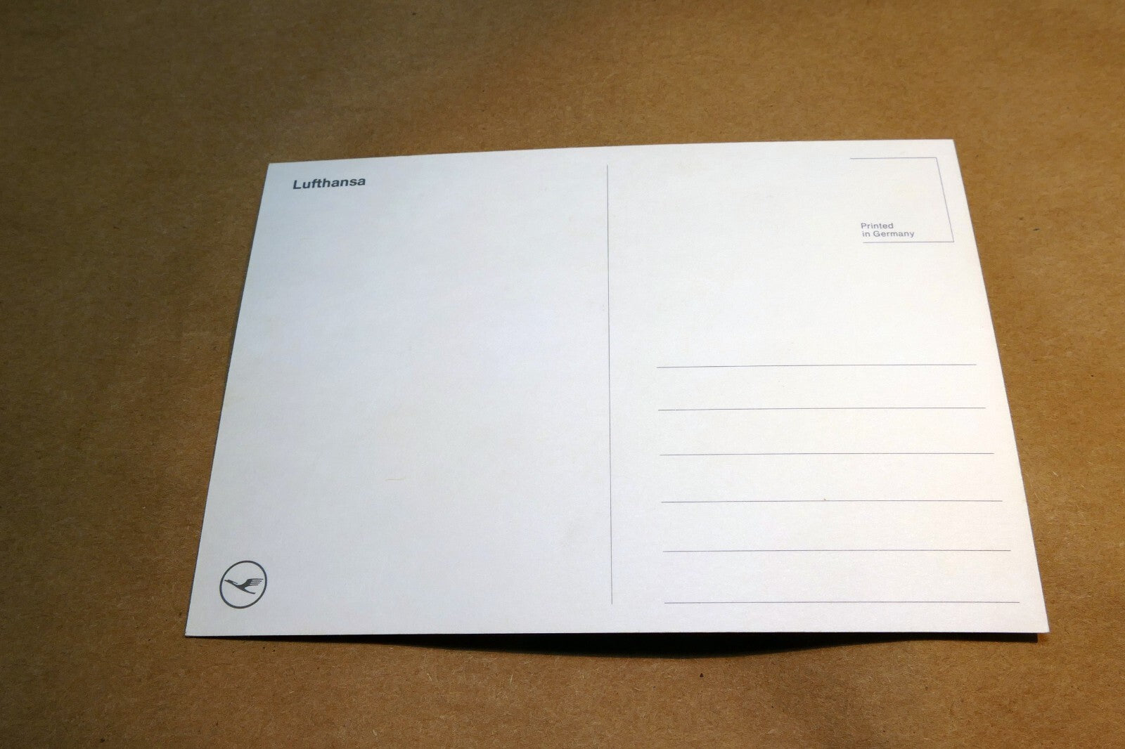 Lufthansa Sunset View Airlines Airplane Sky Postcard Unposted 4"X 6" Continental