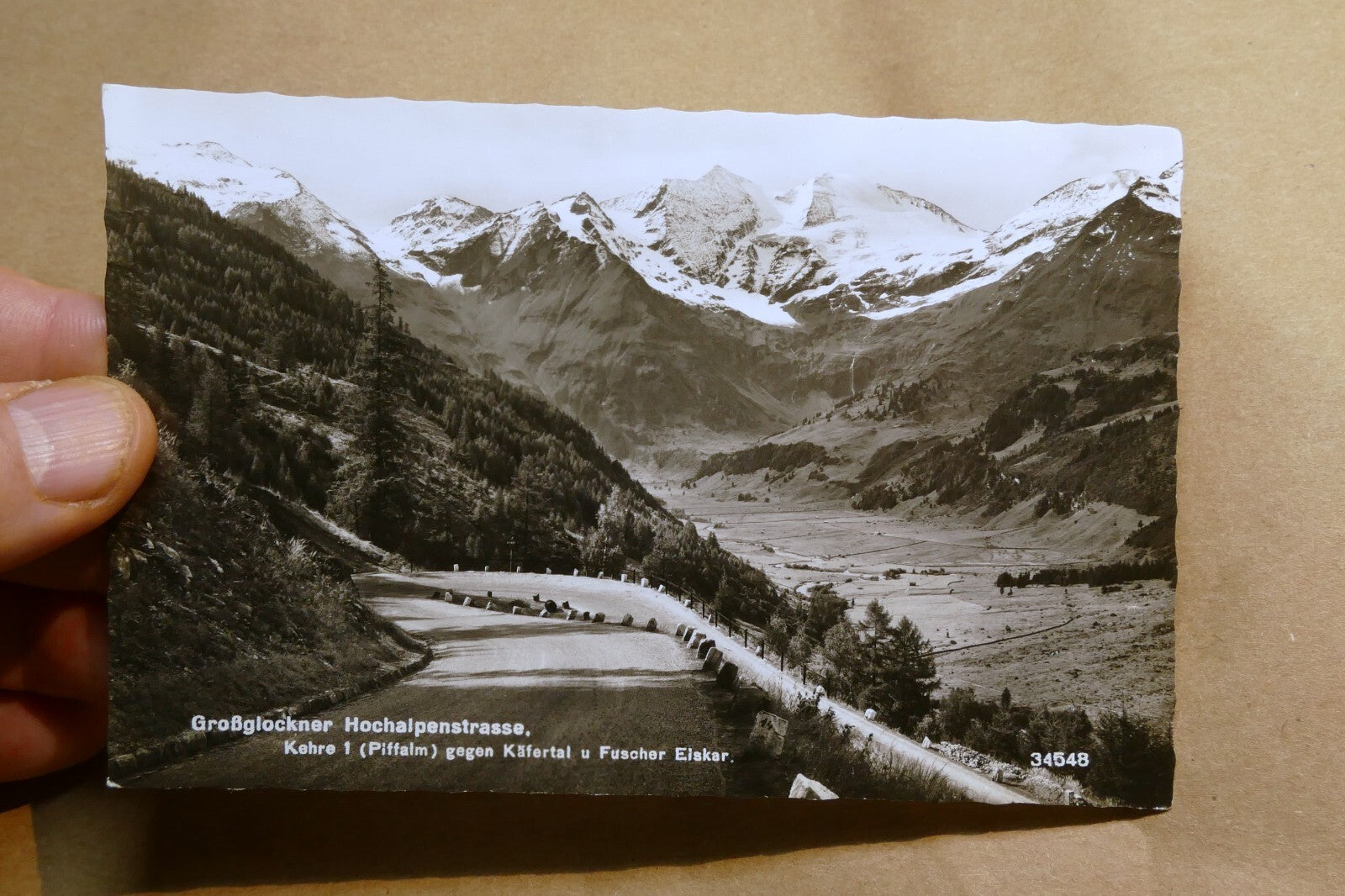 Grossglockner  alakar Alpine Road postcard Austria - unposted