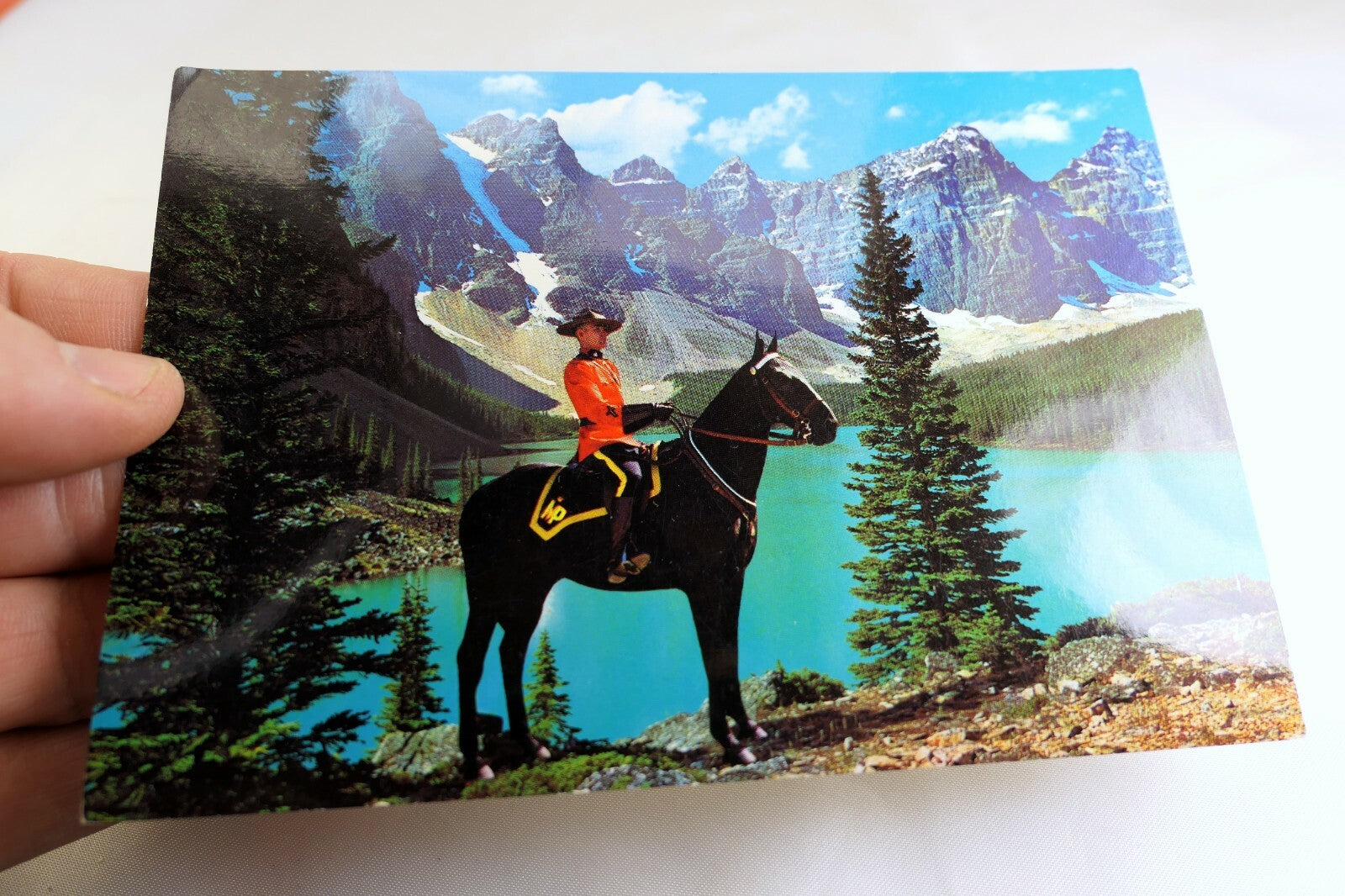 Royal Canadian Mounted Police Canada USA Postcard vintage 1970-80's