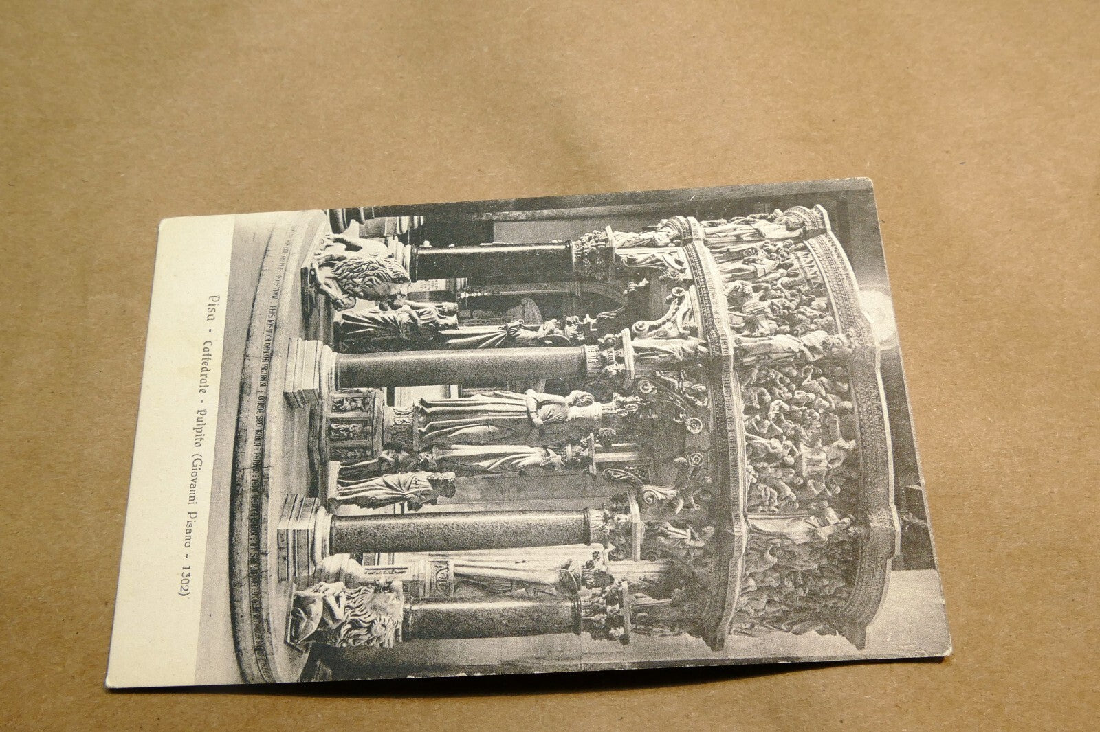 Pulpito Cattedrale Pisa Italy 1910c postcard - unposted