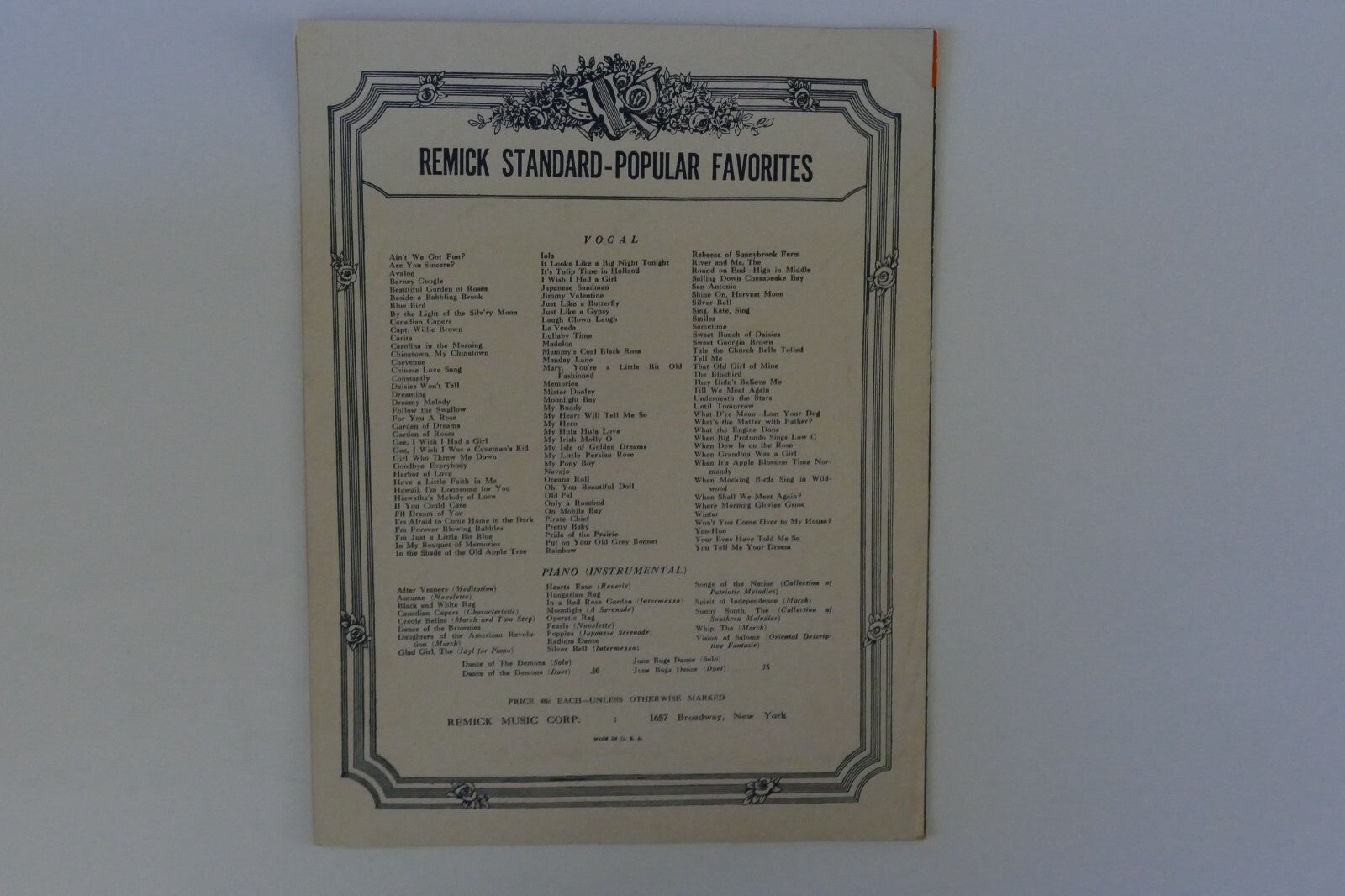 Coffee In The Morning and Kisses In The Night, 1933, from "Moulin Rouge" musical