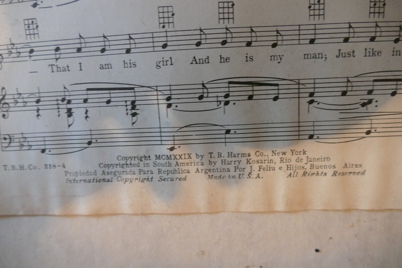 Here Am I, 1929, from "Sweet Adeline", by Jerome Kern and Oscar Hammerstein 2nd