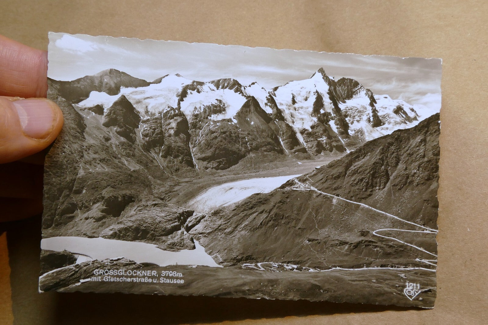 Grossglockner Stausee Alpine Road postcard Austria - unposted