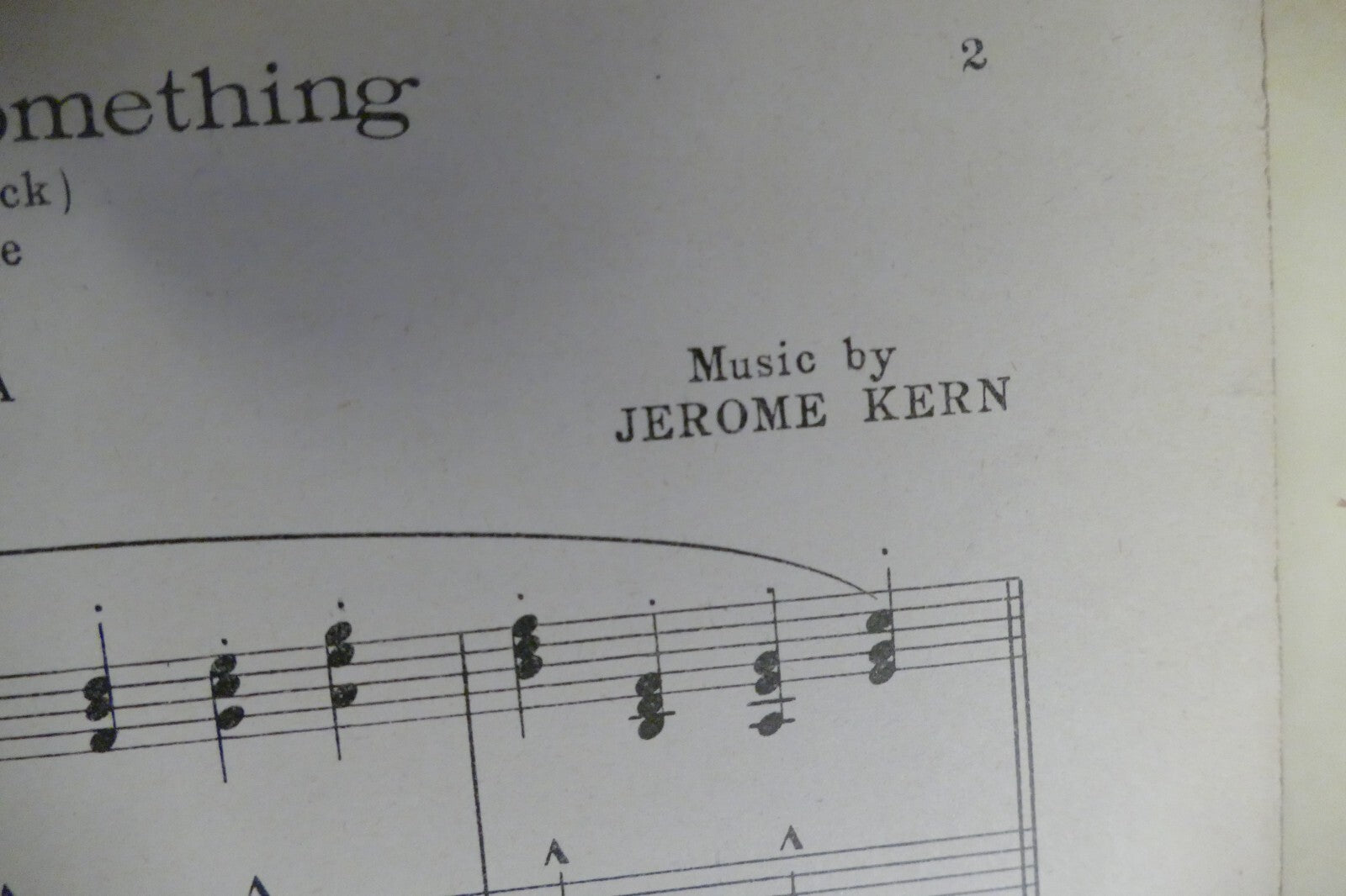 That Little Something 1927 by Jerome Kern and others from Lucky, T. B. Harms Co.