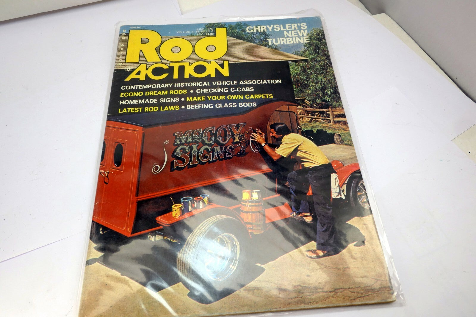 ROD Action Magazine June 1975 Chrysler's New Turbine Checking C-Cabs How to's