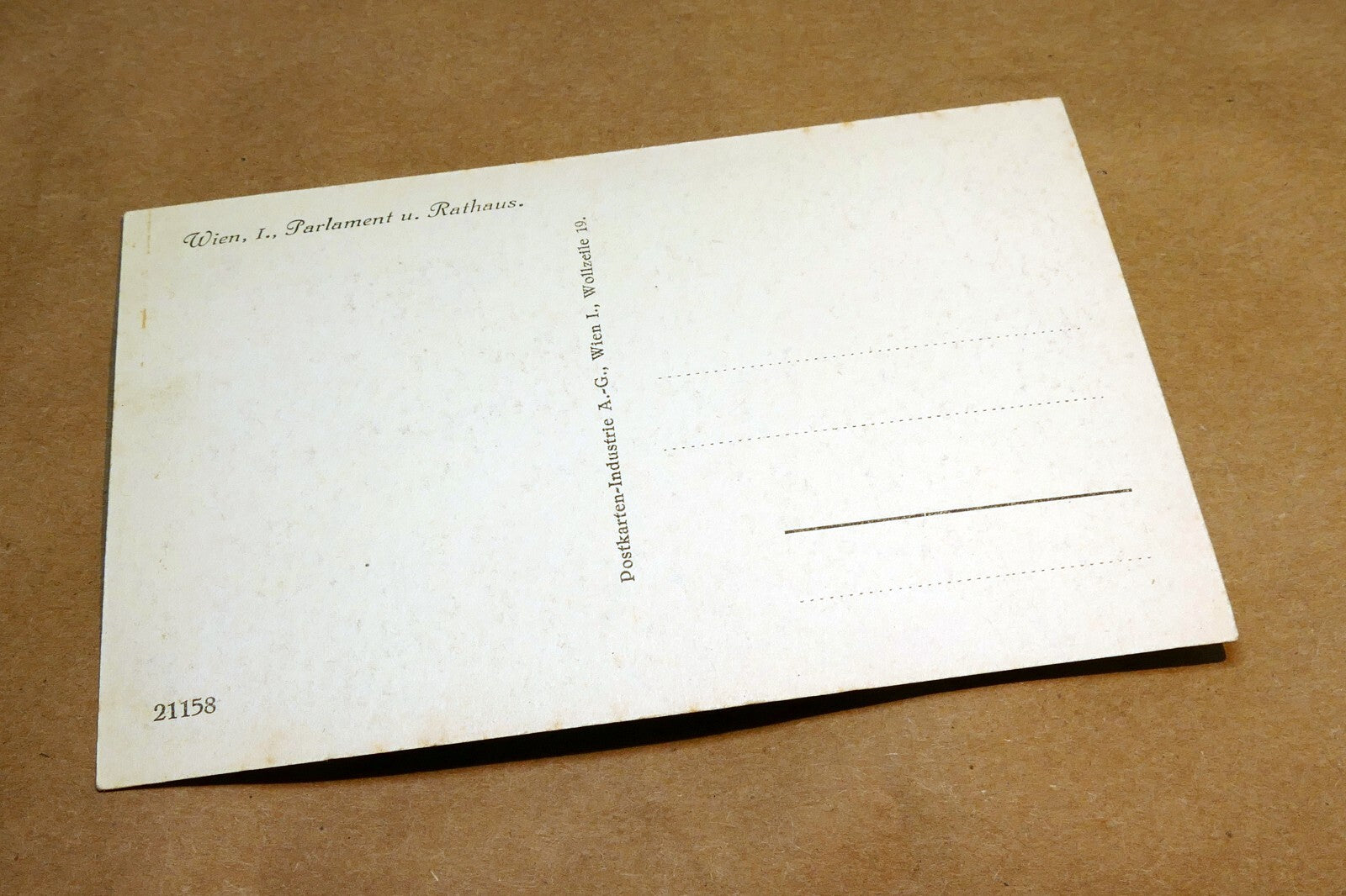 Vienna Town Hall Rathaus 1930's postcard Austria - unposted