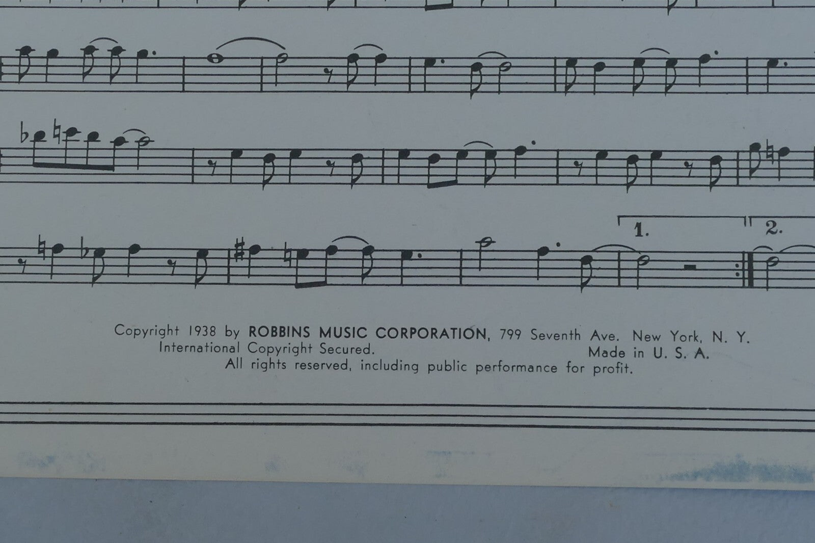 Lullaby In Rhythm by Benny Goodman and others 1938 Robbins Music Co.