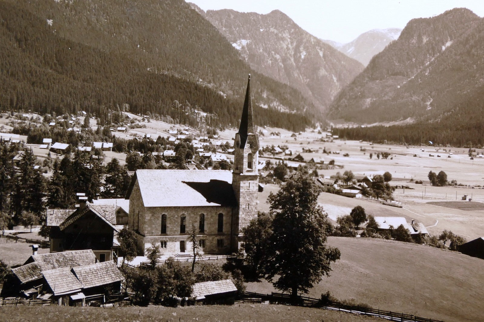 Vienna gosau upper austria 1930's postcard austria   unposted