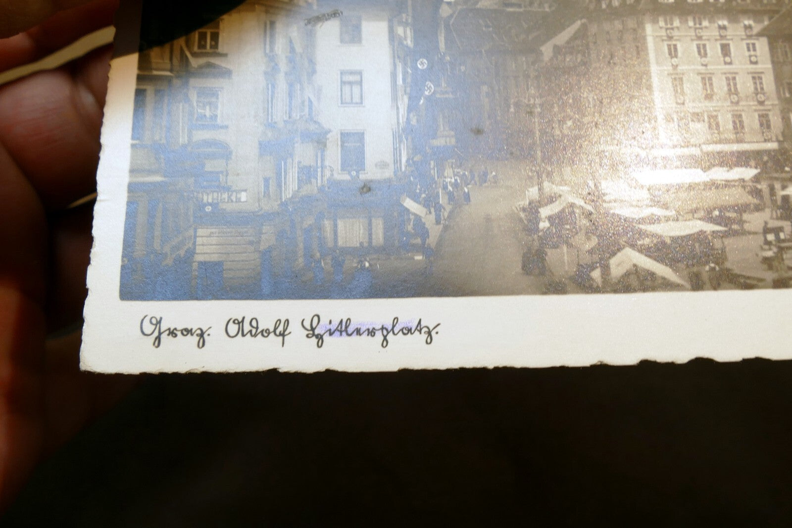 Graz. Schloßberg 1941 Austria  cityscape  Alps postcard  - unposted