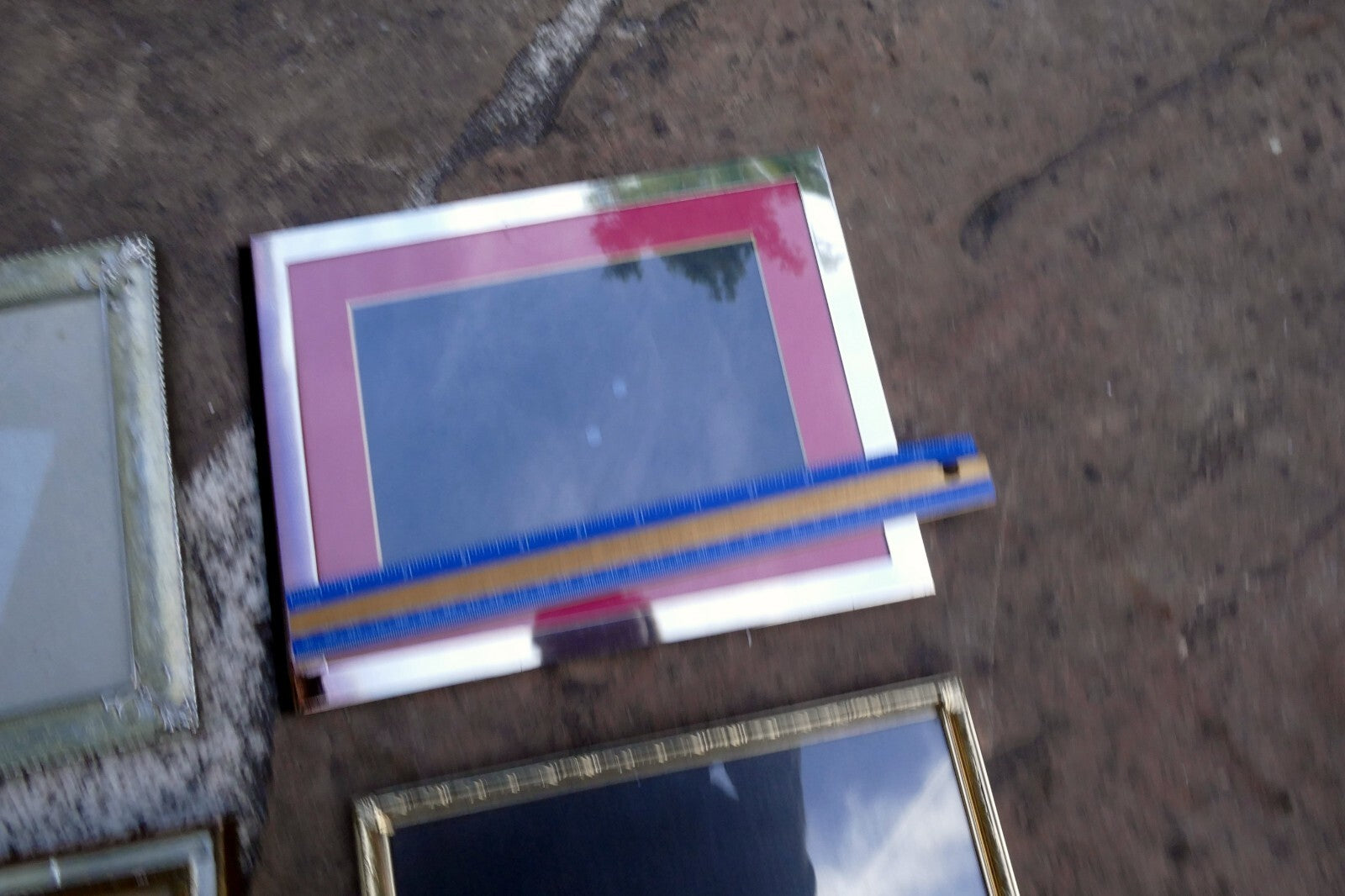 Pack of 4 Four Metal Brass Picture Portrait Frame 8X10" Art Photo Mixed lot
