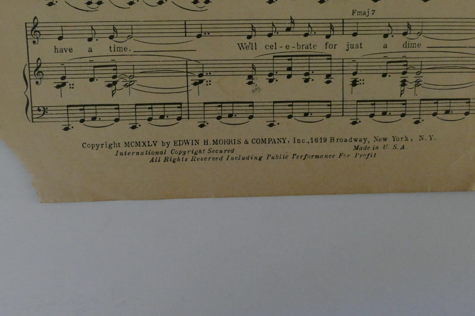 Coffee Time, 1945, from "Yolanda And The Thief''by Arthur Freed and Harry Warren
