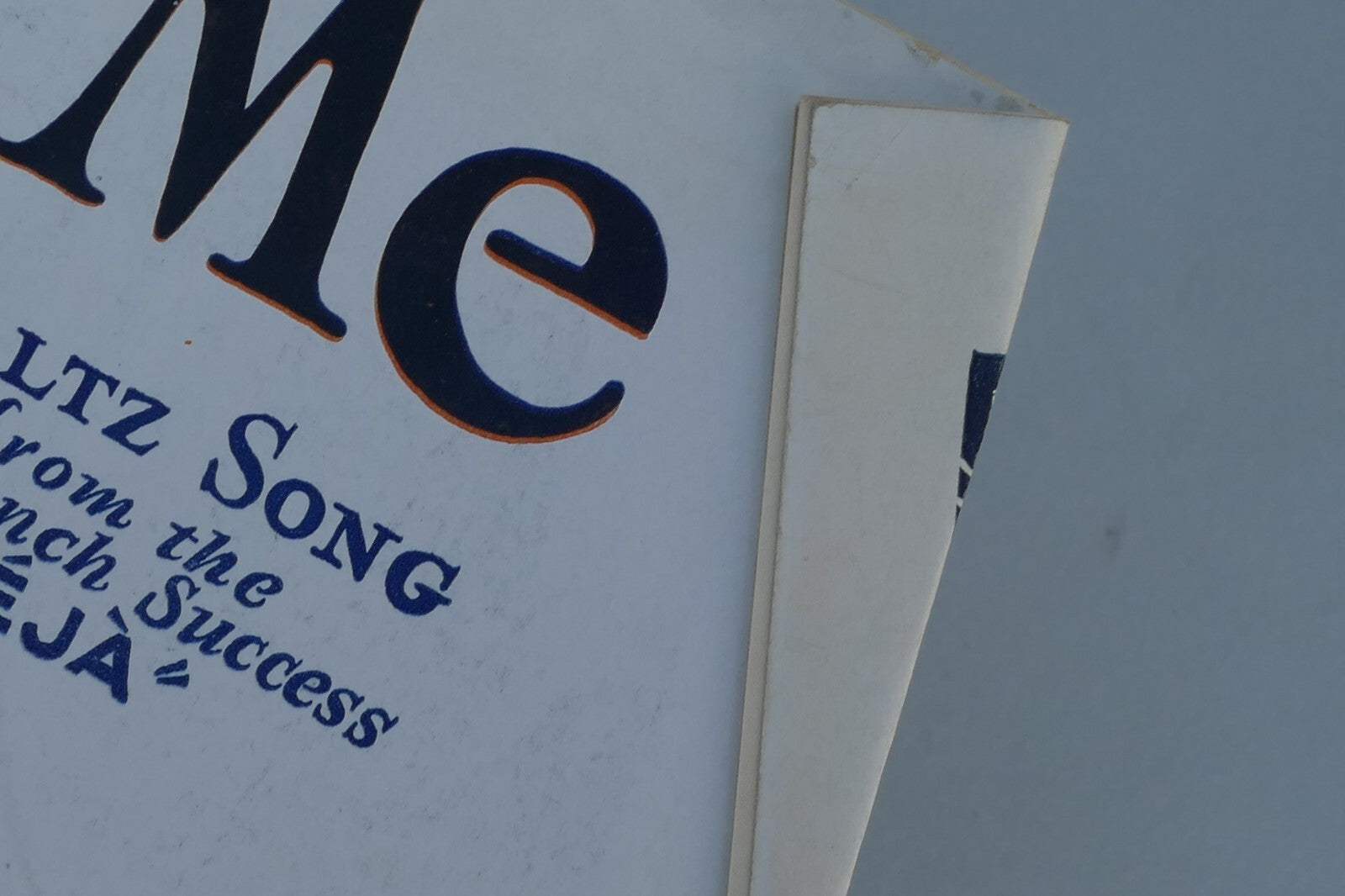 Love Me from French Success Deja by T. Alvaz 1927 by Leo Feist Inc. New York