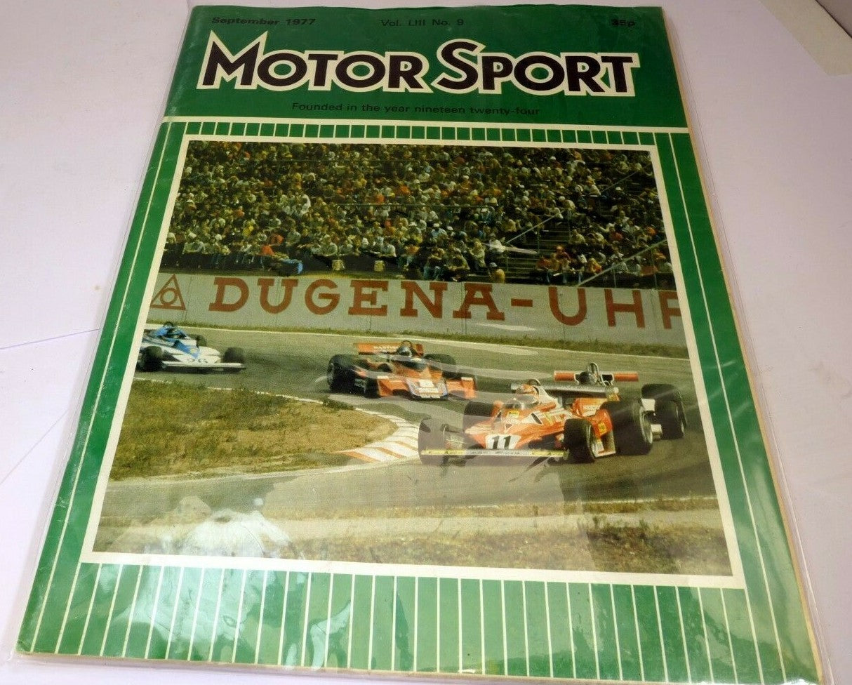 Motor sport magazine september 1977