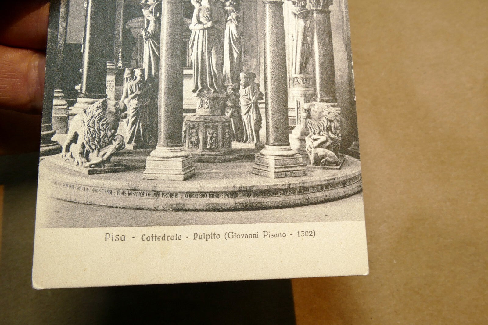 Pulpito Cattedrale Pisa Italy 1910c postcard - unposted