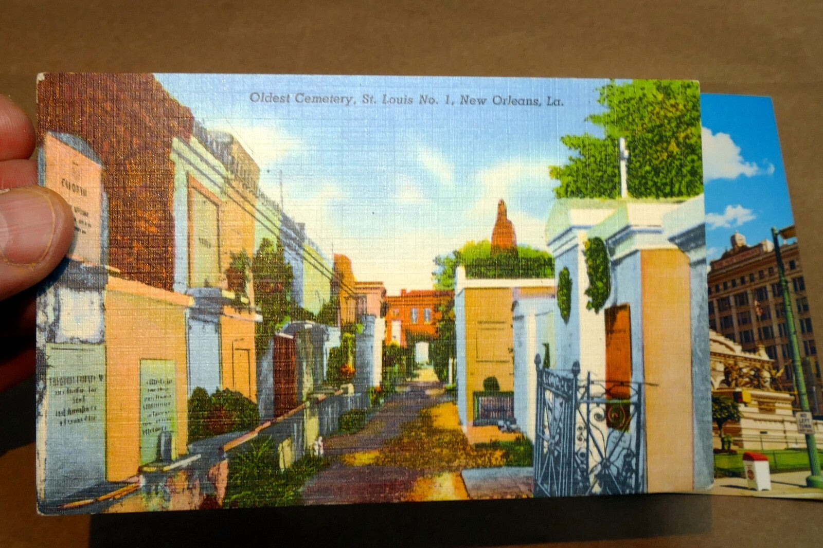 Unposted postcard from new orleans st. louis cemetery 1 1979