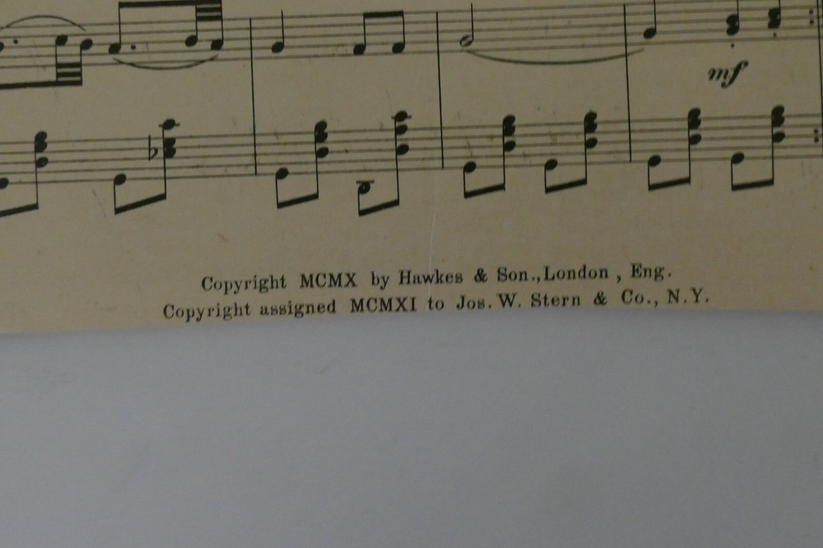 Kismet (Hindoo Twostep) 1911, by J.D. Markey; Jos. W. Stern and Co