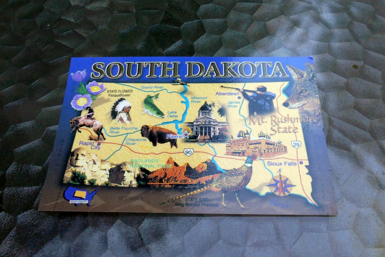 Scenic Selections  Mt. Rushmore Black Hills South Dakota Postcard