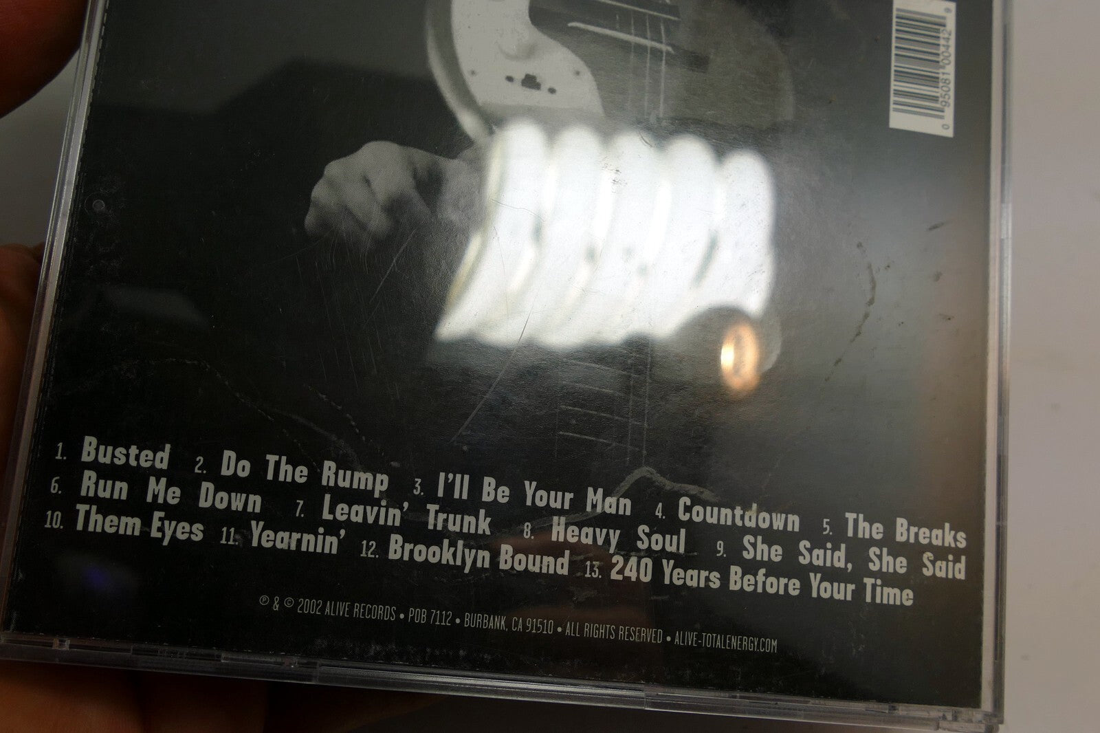 Cover art only Black Keys The Big Come Up 0044-2 Alive Records  (NO CD included)