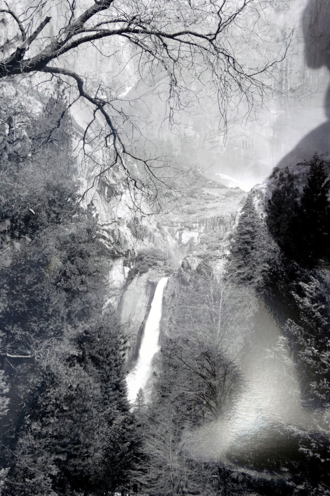 Yosemite california 11x14" black & white picture photo valley waterfall cascades
