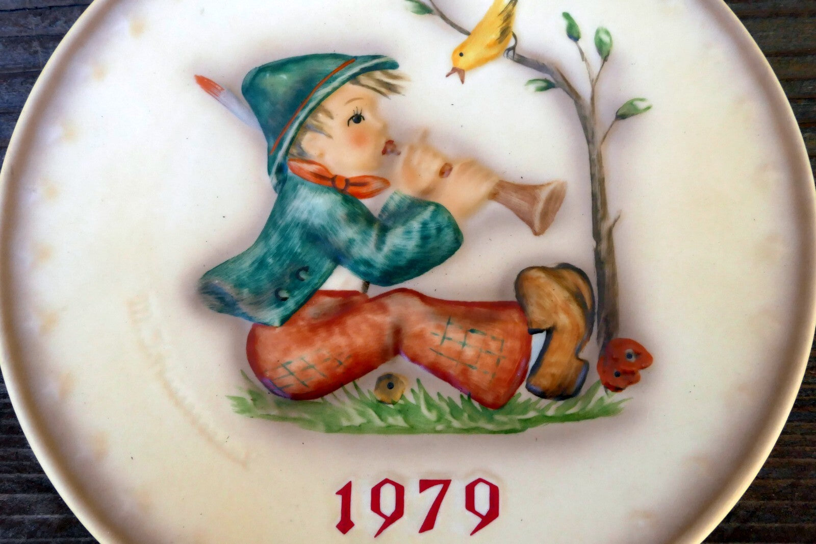 1979 m. j. hummel annual christmas plate 9th annual plate