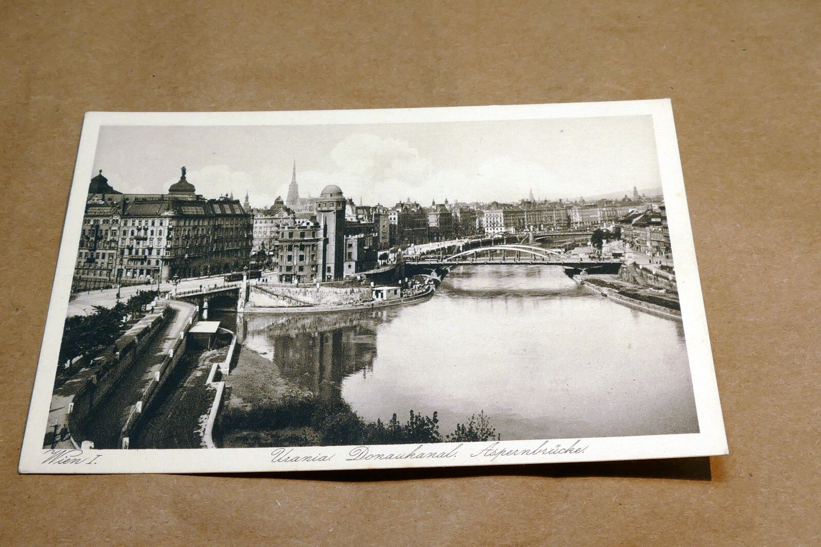 Vienna  Donaukanal Wien  1930's postcard Austria - unposted