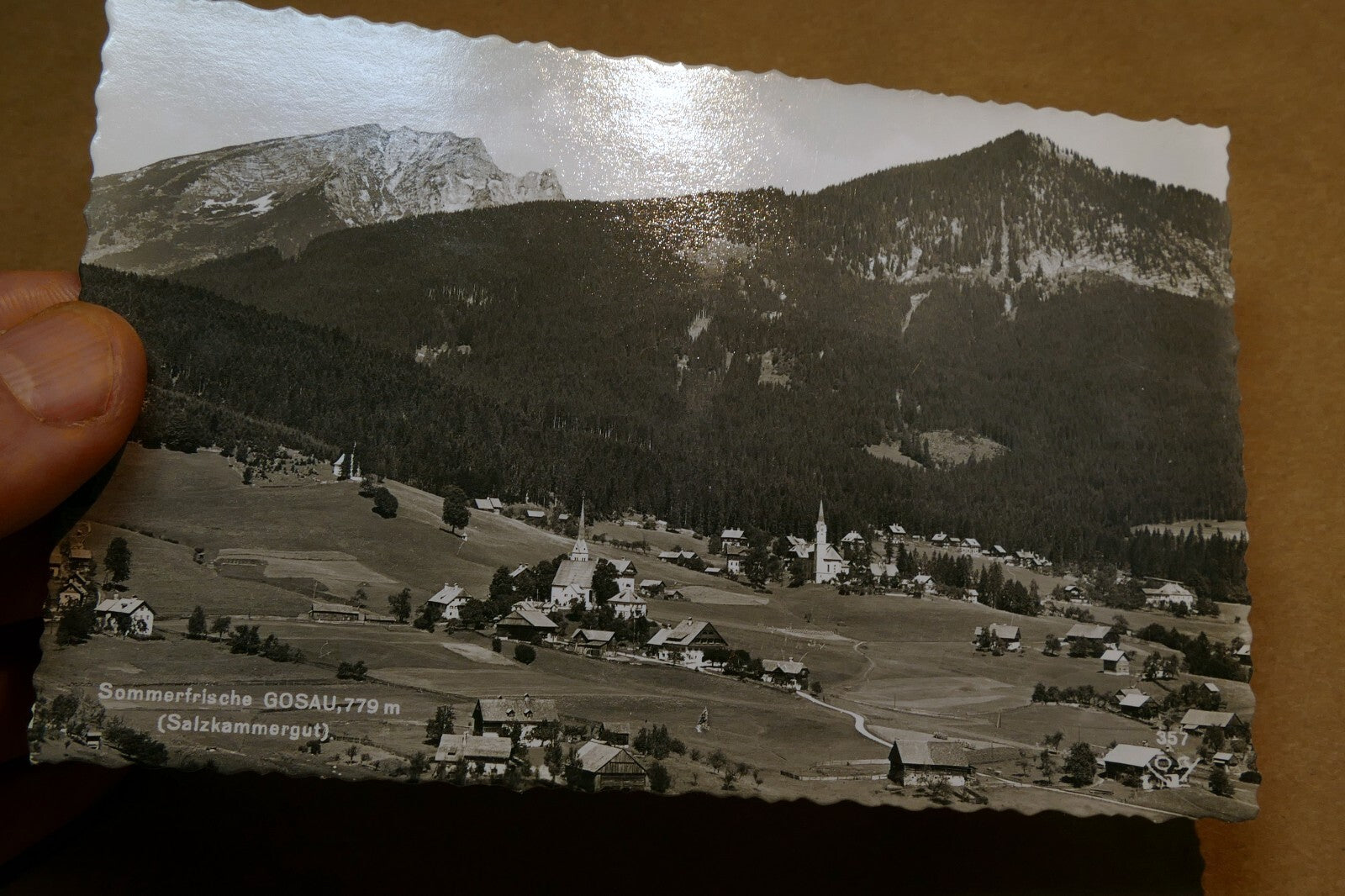 Sommerfrische Gosau Austria postcard 1940's  - unposted