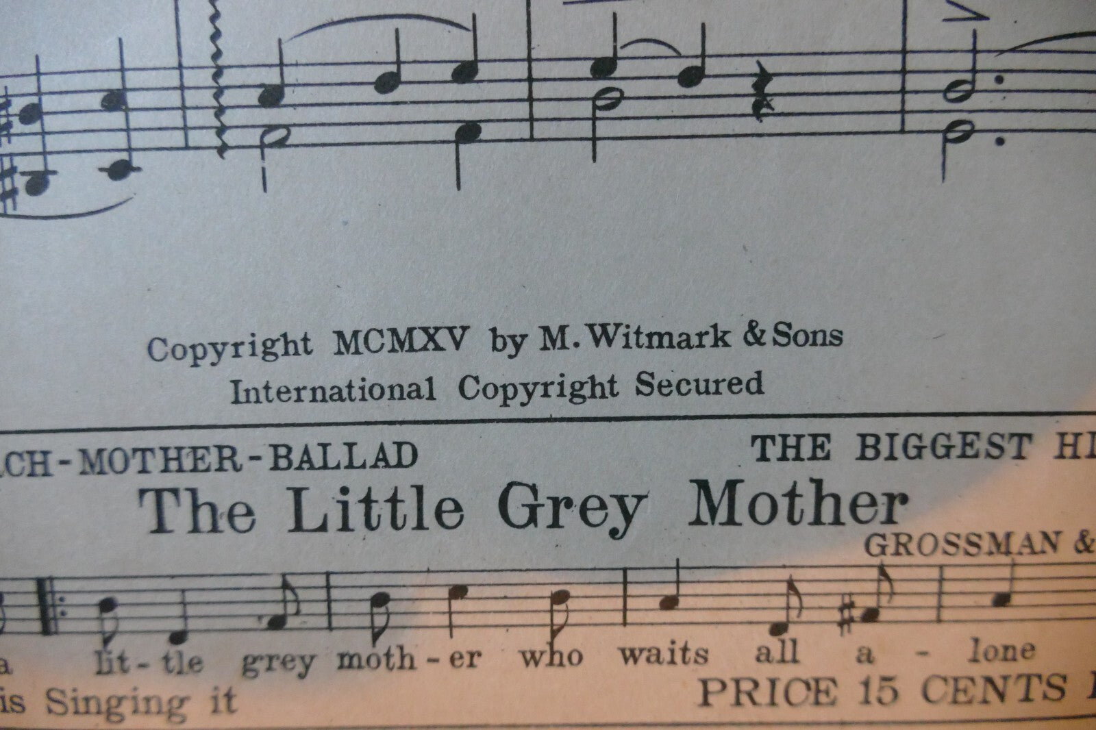 She's The Daughter Of Mother Machree, 1915, by Jeff. T. Nenarb, Ernest R. Ball