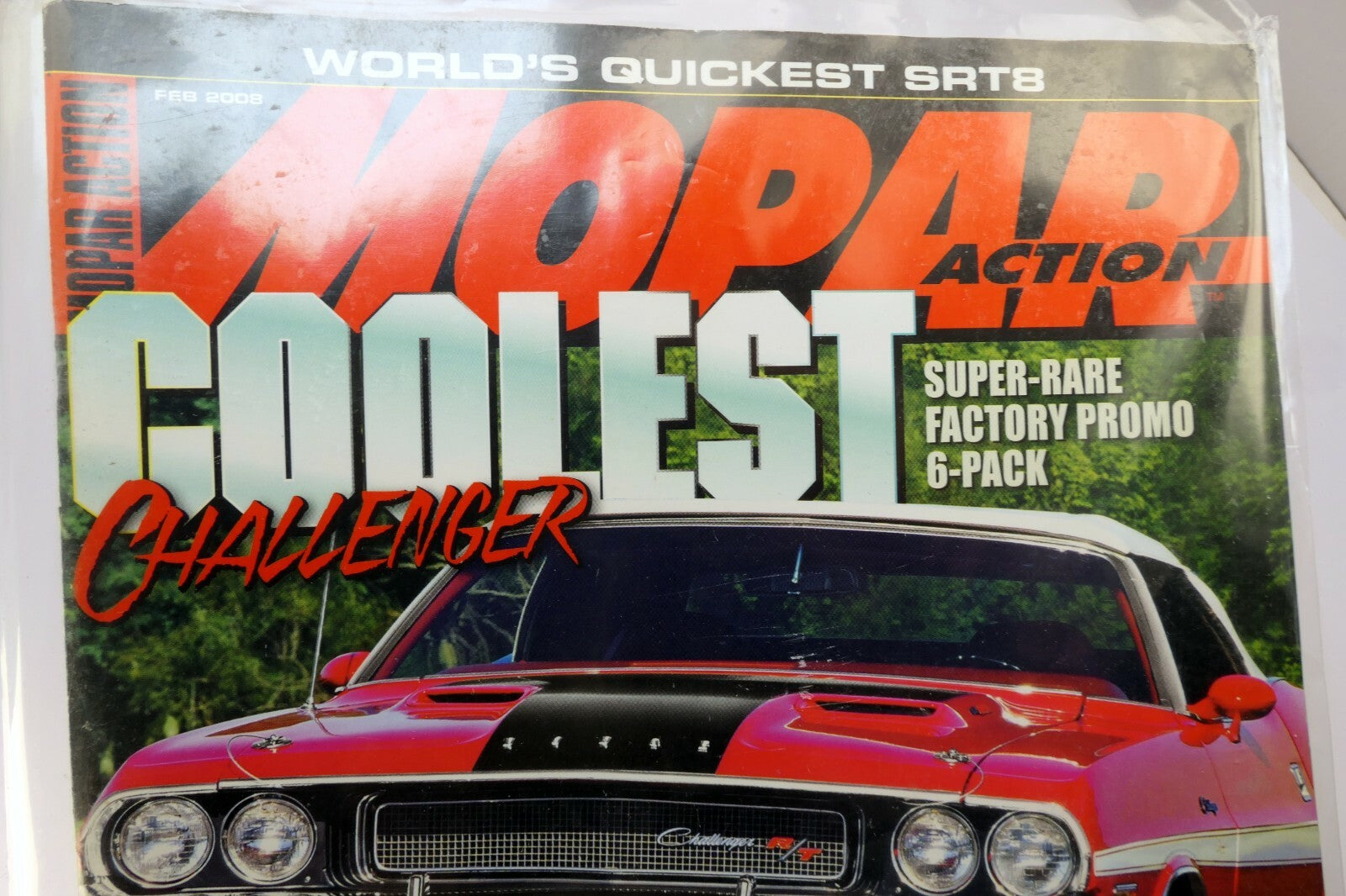 Mopar Action Car Magazine Feb 2008 6-Pack Challenger Road Runner Real Story