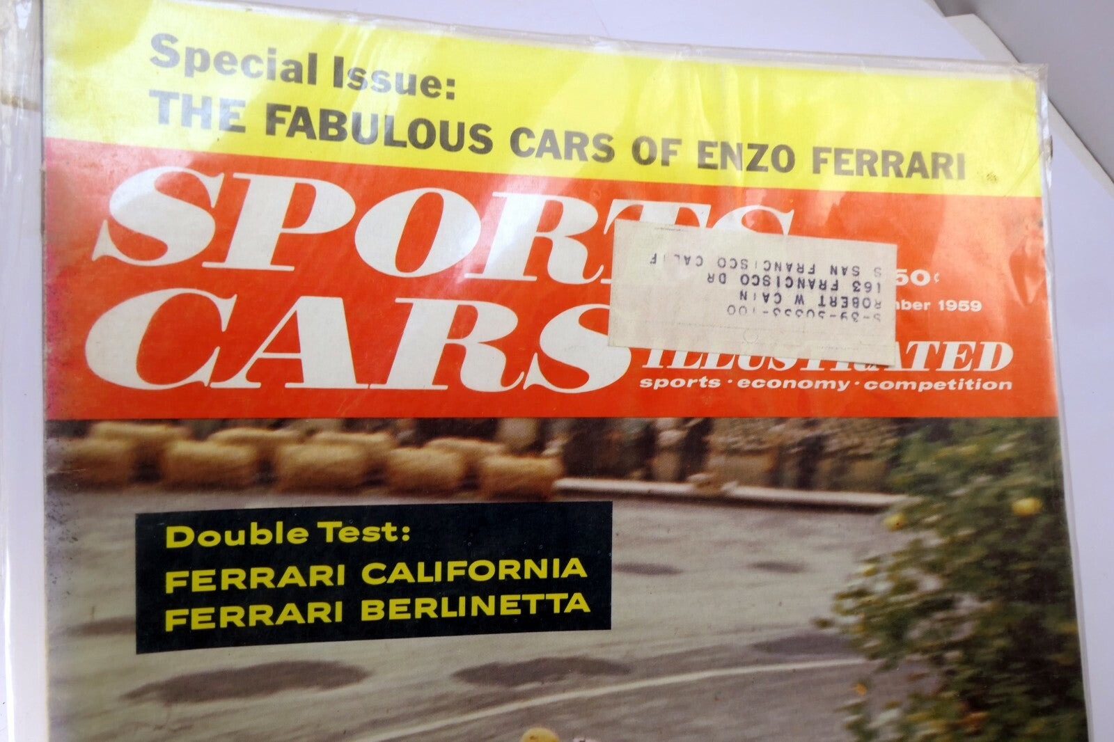 Sports Cars Illustrated Magazine November 1959 Ferrari California Berlinetta