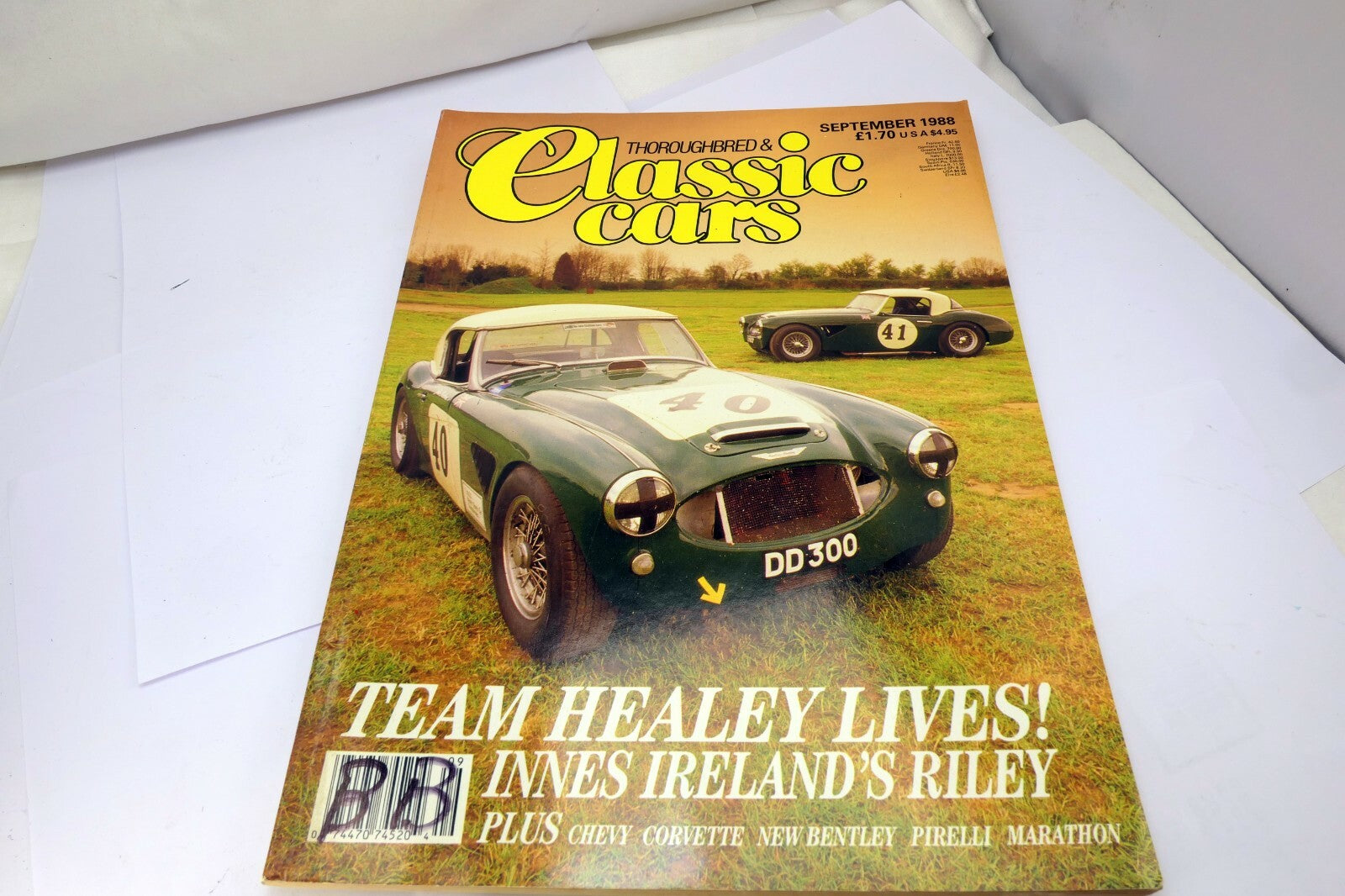 Thoroughbred Classic Cars Magazine September 1988 Team Healey Lives! Bentley