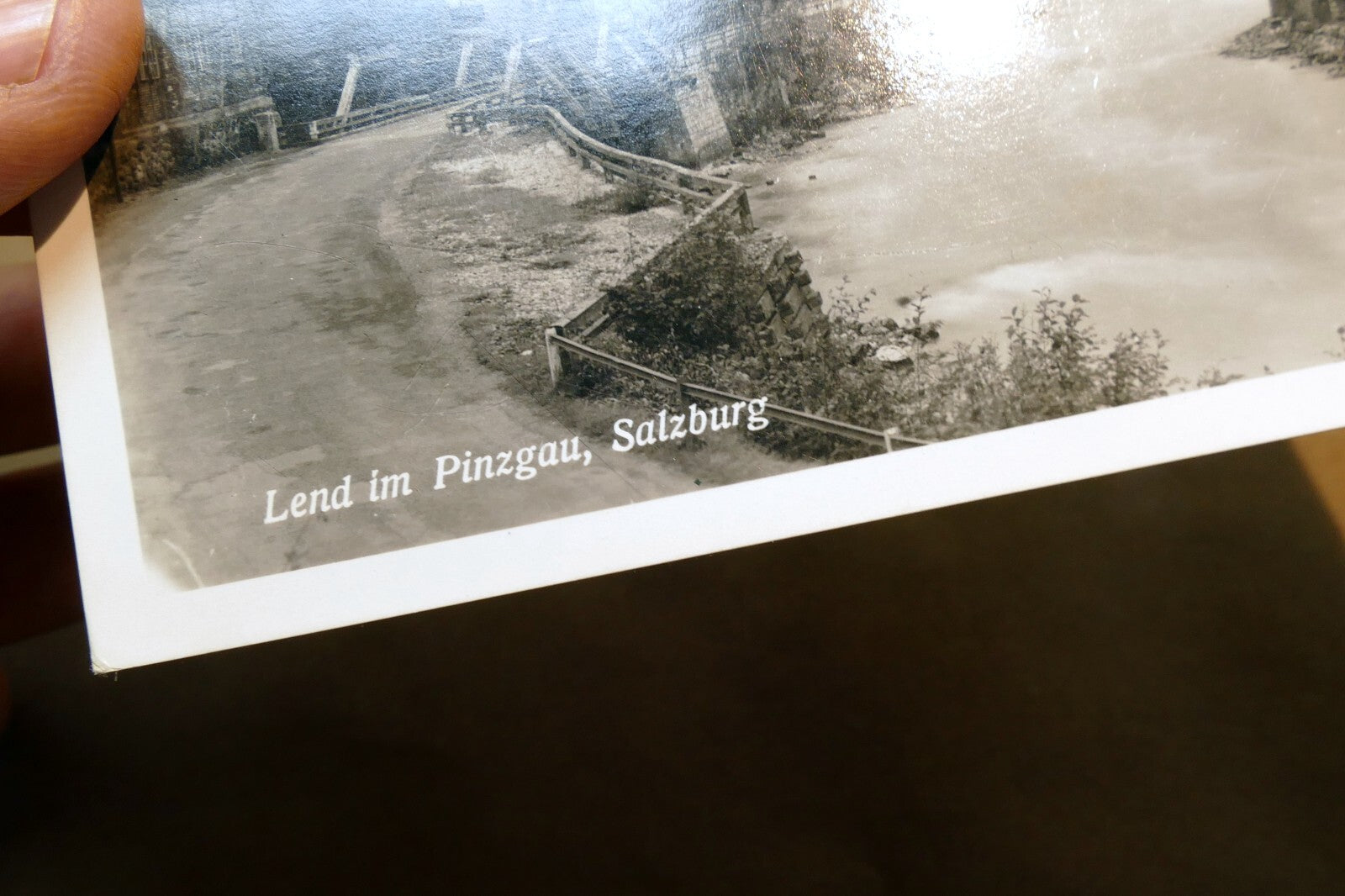 Lend in Pinzgau Salzburg Alps Austria postcard 1940's  - unposted