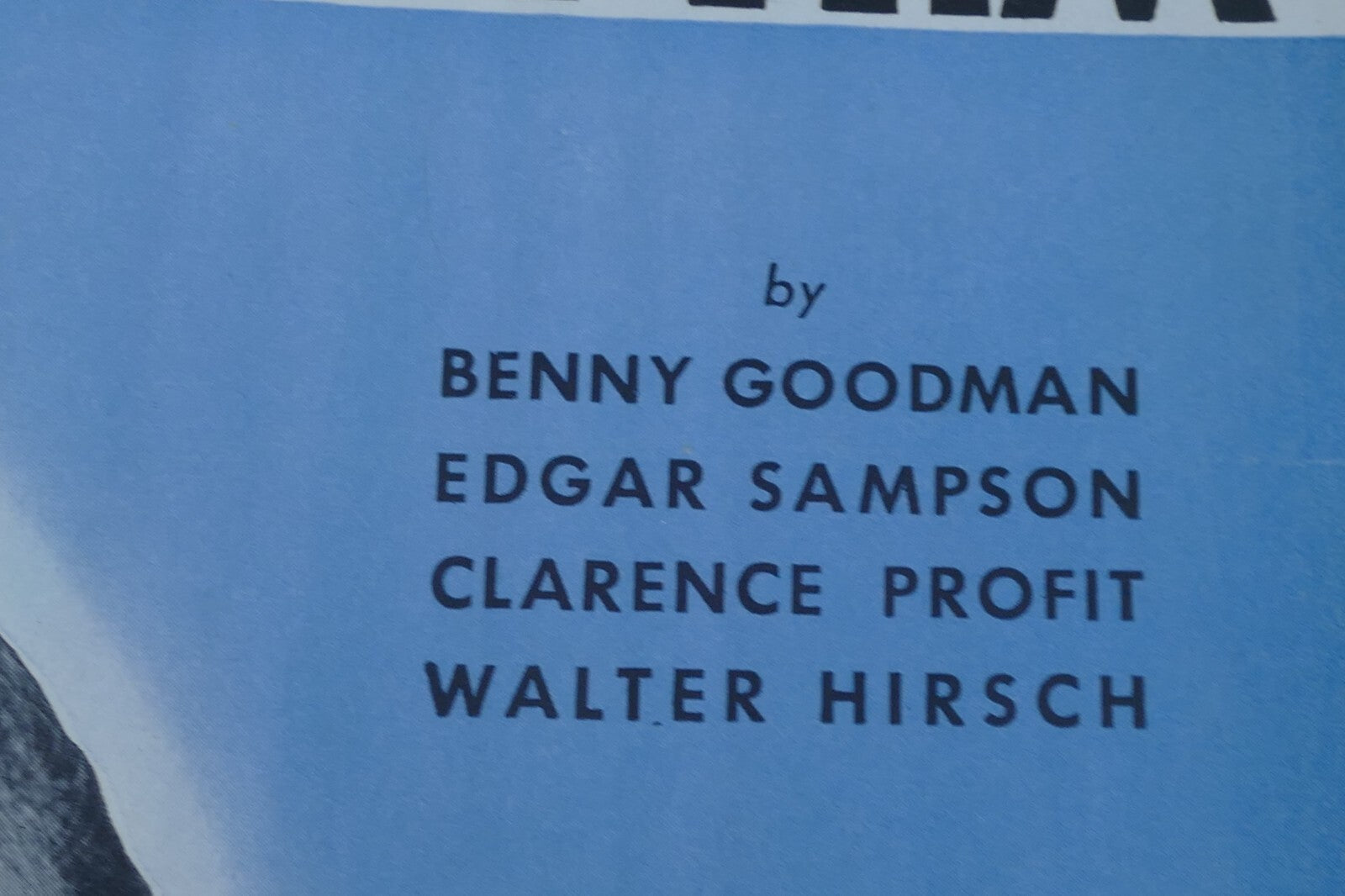 Lullaby In Rhythm by Benny Goodman and others 1938 Robbins Music Co.