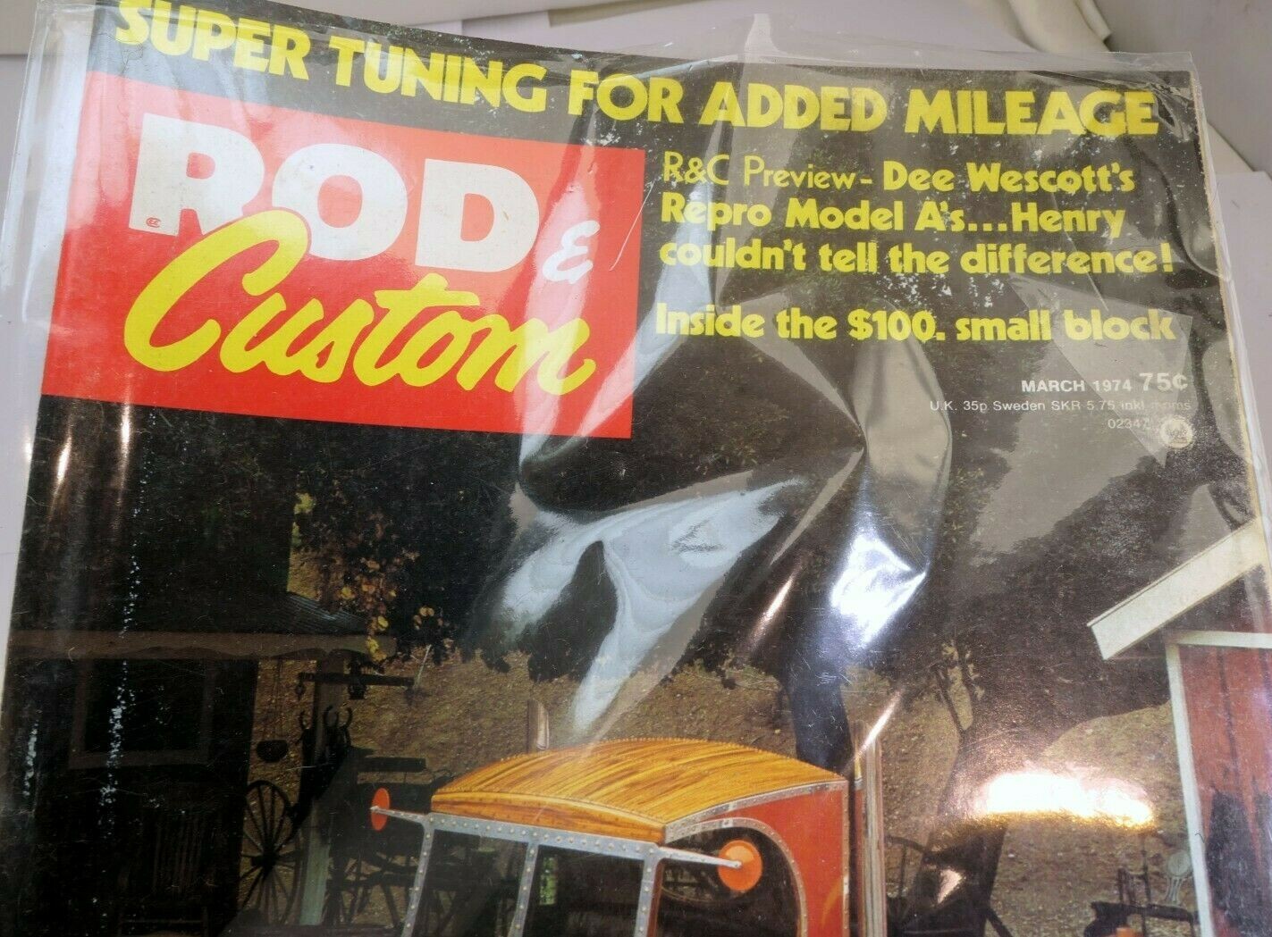 Rod & custom magazine march 1974 super tuning added mileage