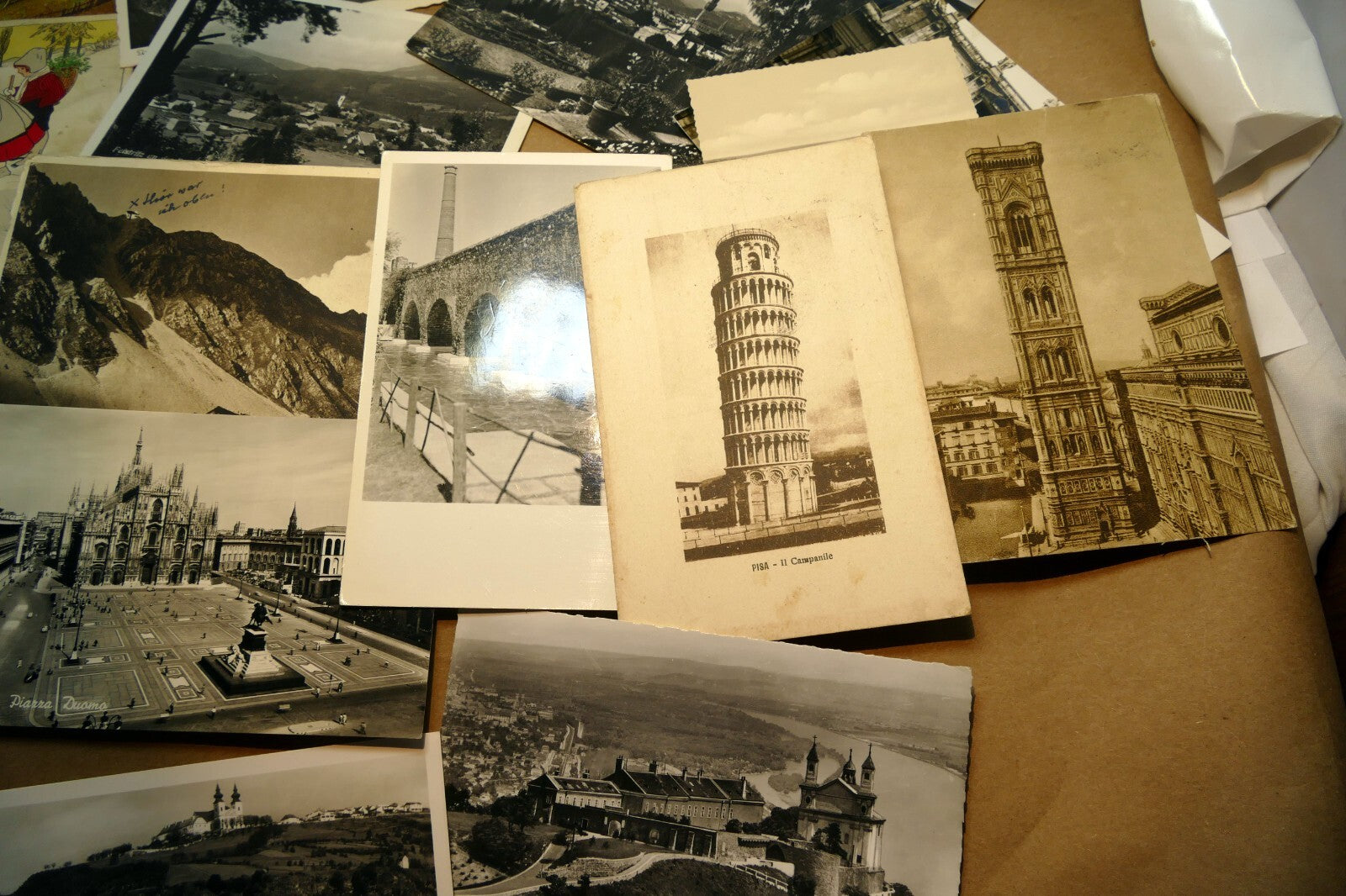23 Mix lot of posted Postcard from Europe Italy Austria Hungary from 1920-1950's