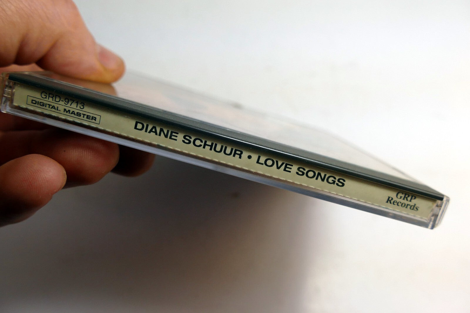 Cover art only Diane Schuur Love Songs GRD-9713 GRP Records -  (NO CD included)