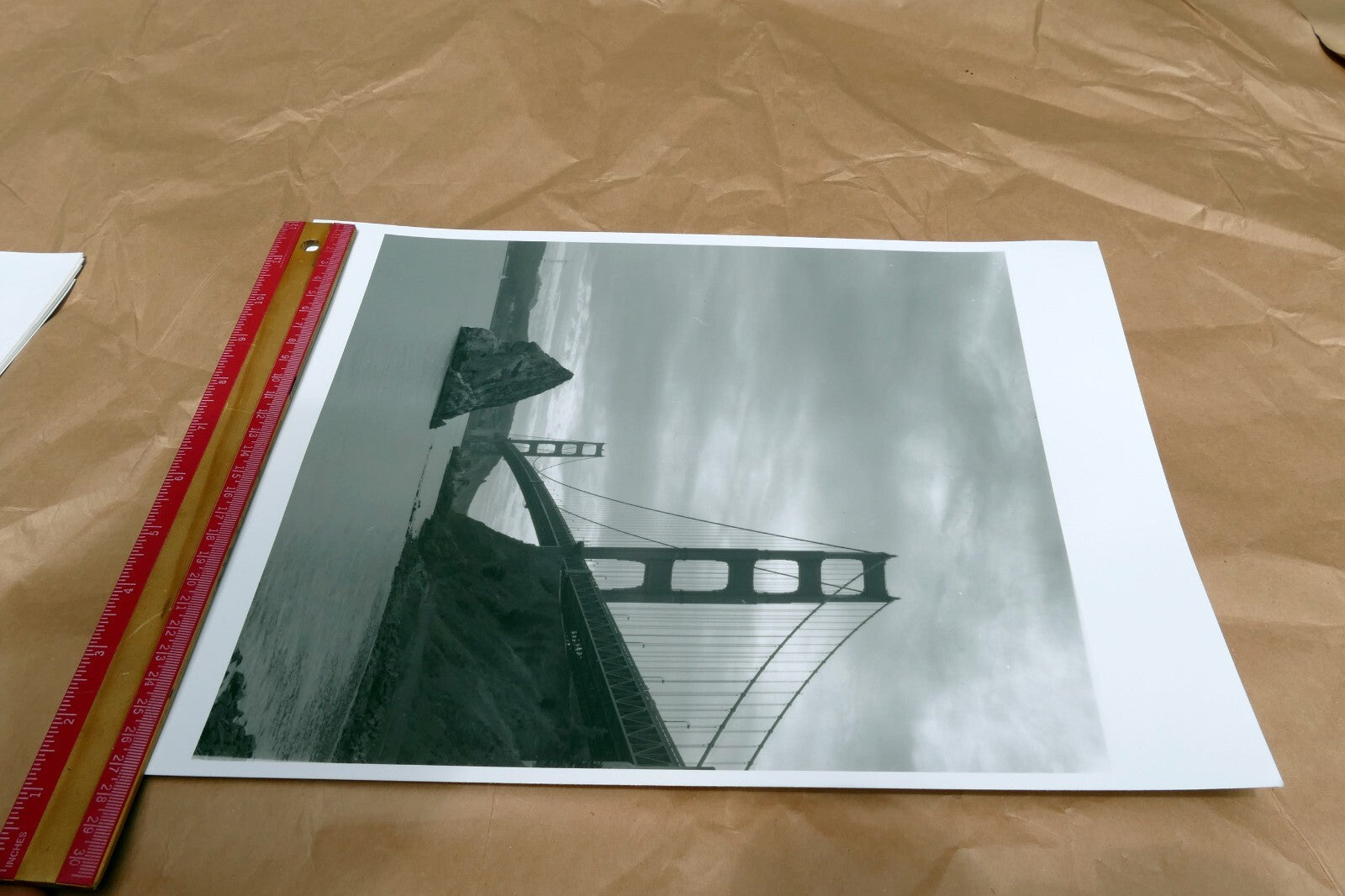 Golden Gate Bridge  11X14" Black & white Picture Photo San Francisco USA