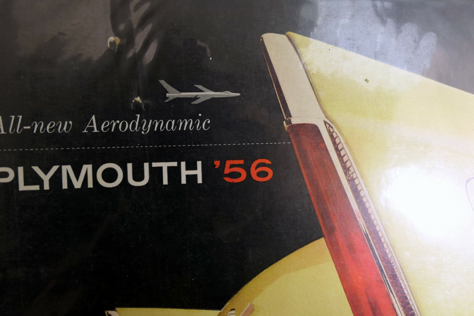 1956 Plymouth All-New Aerodynamic Magazine clippings advertisement Ad
