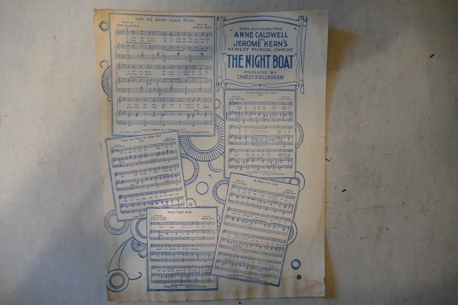 The Schnitza Komisski, 1920, from "Sally" musical, Jerome Kern and Edward Royce