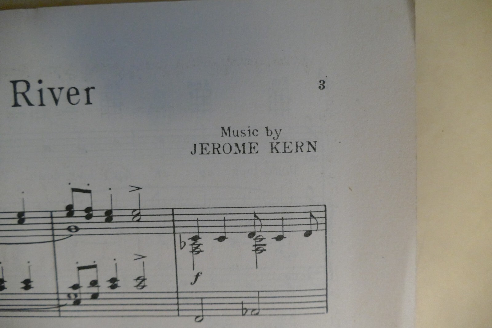 Ol' Man River 1927 by Jerome Kern and Oscar Hammerstein 2 from Show Boat musical