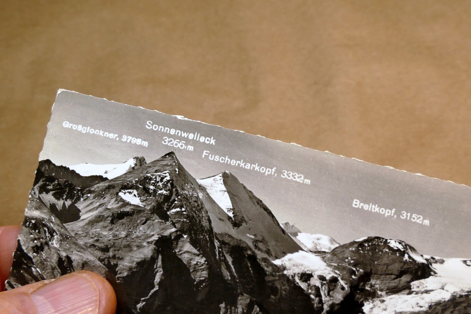 Sonnenwalleck Hohe Dock Alps  Austria postcard 1940's  - unposted