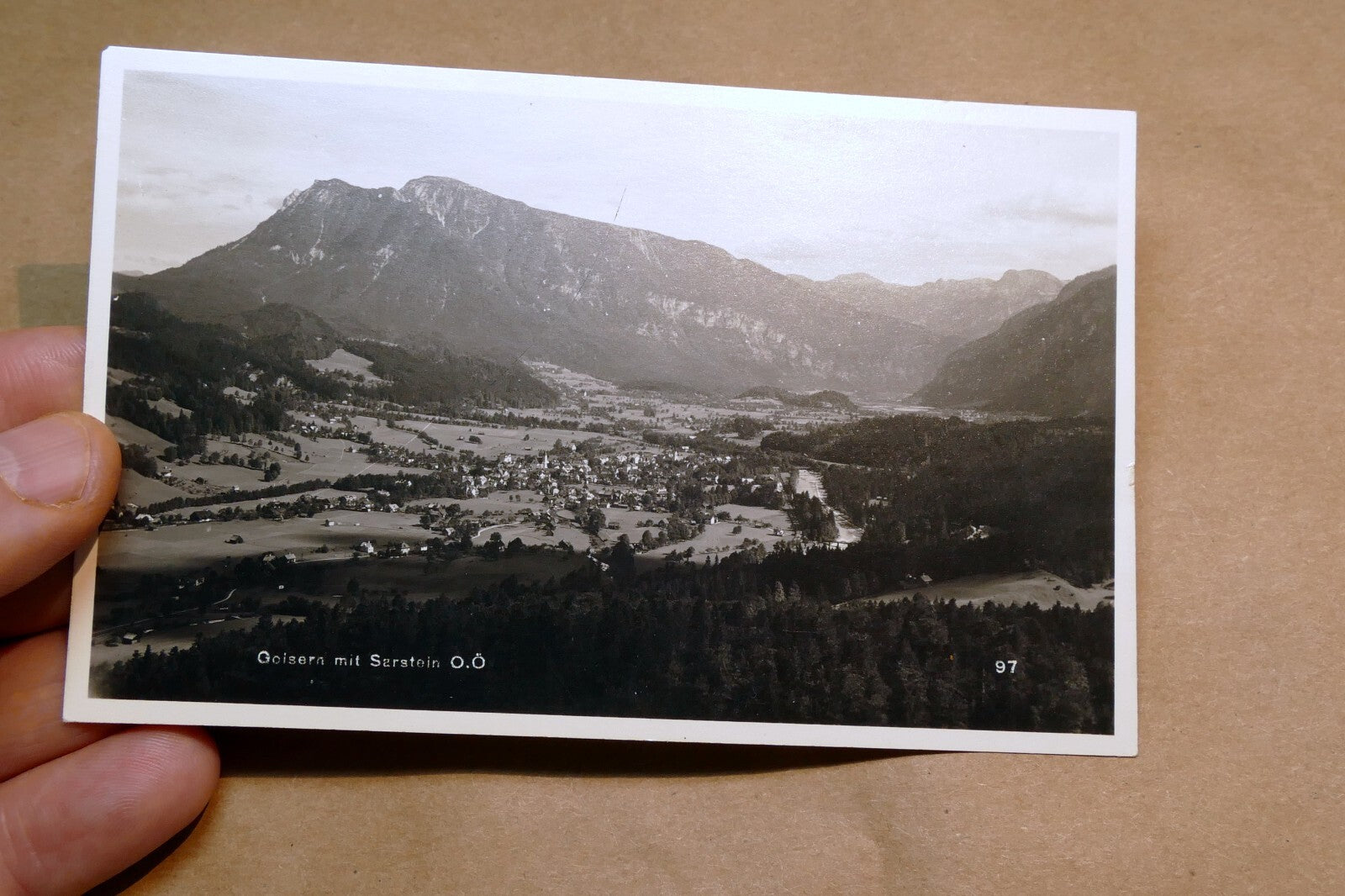 Goisern Austria postcard 1940's  - unposted