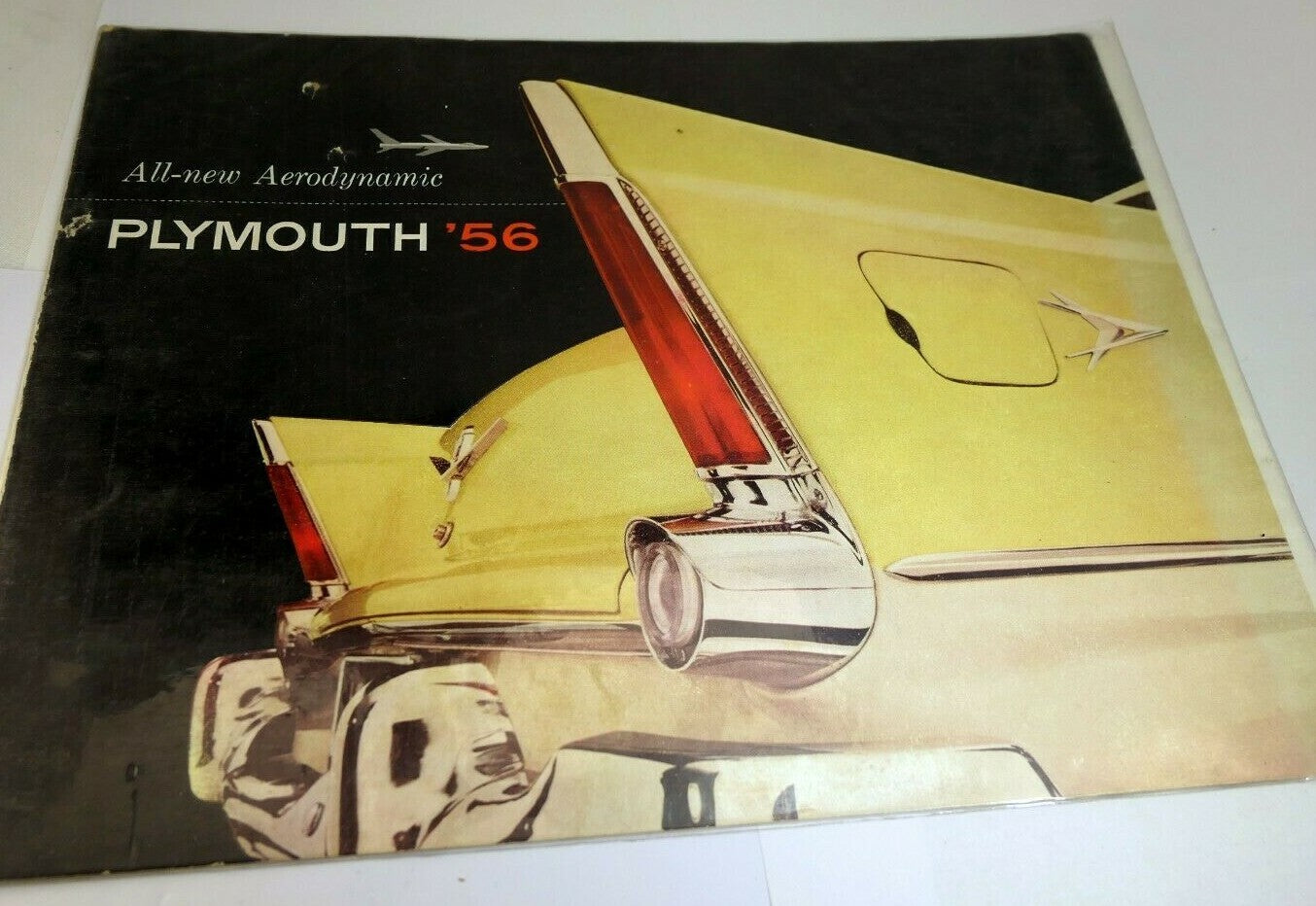 1956 plymouth all new aerodynamic magazine clippings advertisement ad