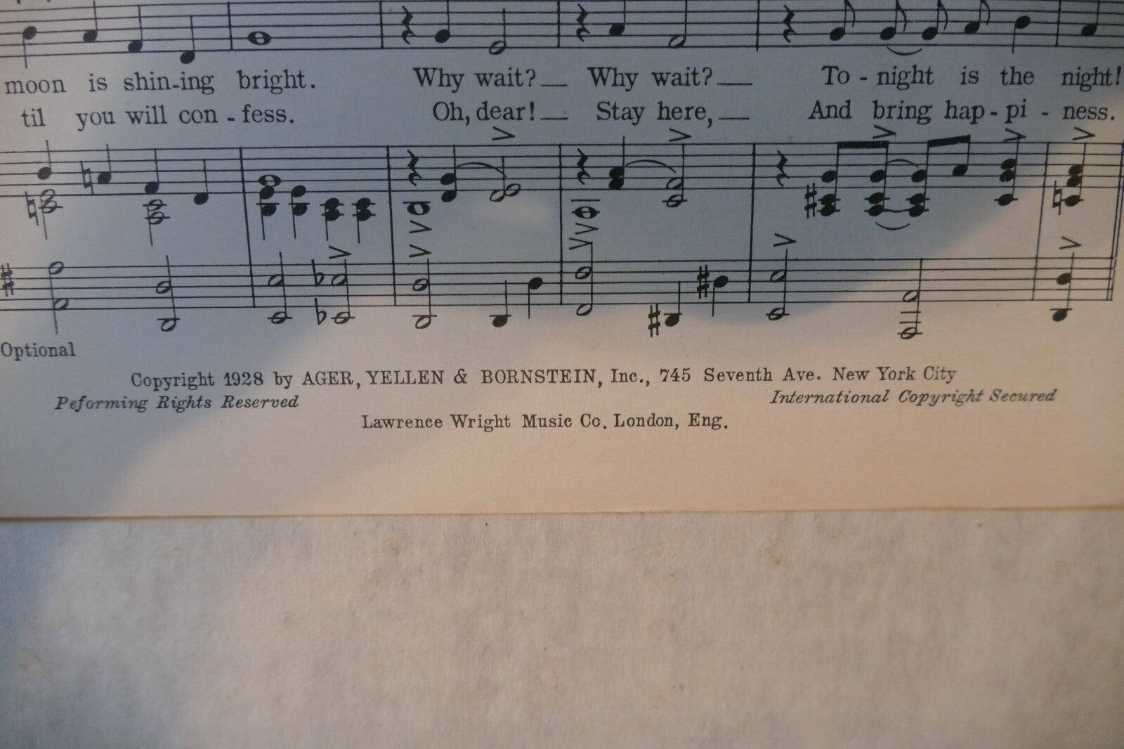 Come On Baby! 1928, by Archie Gottler, Sidney Claire and Maceo Pinkard