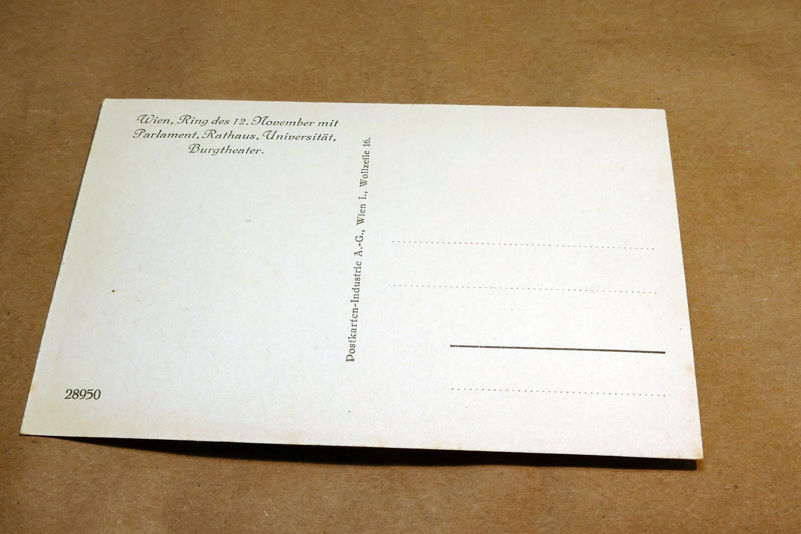 Vienna  Wien Ring Des 12 November 1930's postcard Austria - unposted