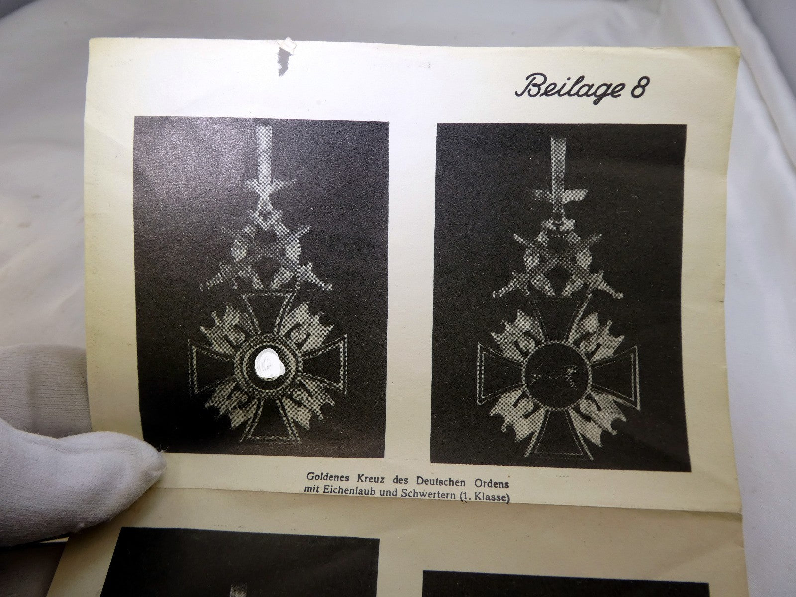 6X8" picture of German Golden Cross military insignia  7120029