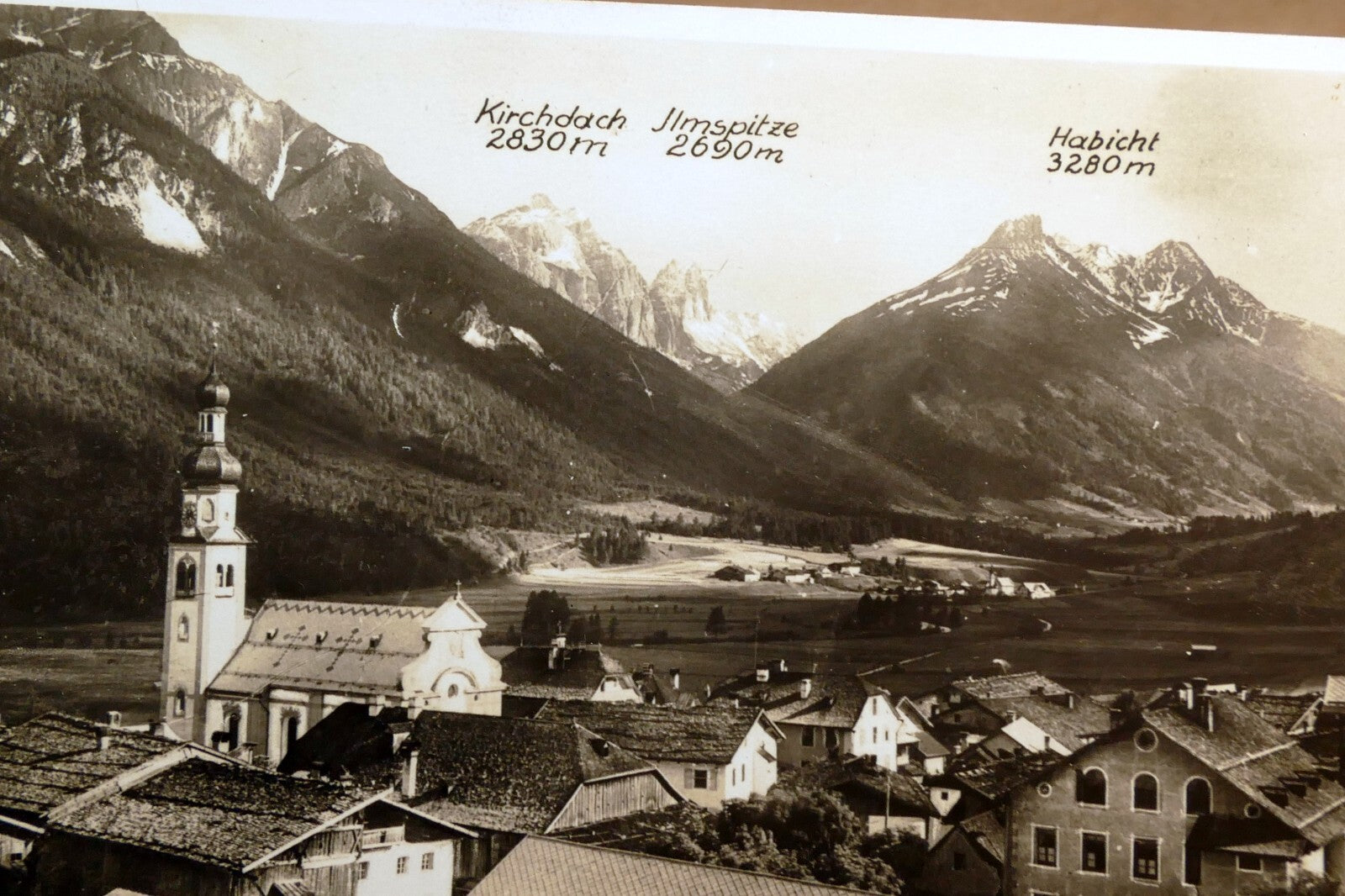 Vienna stubaital fulpmes innsbruck 1930's postcard austria   unposted