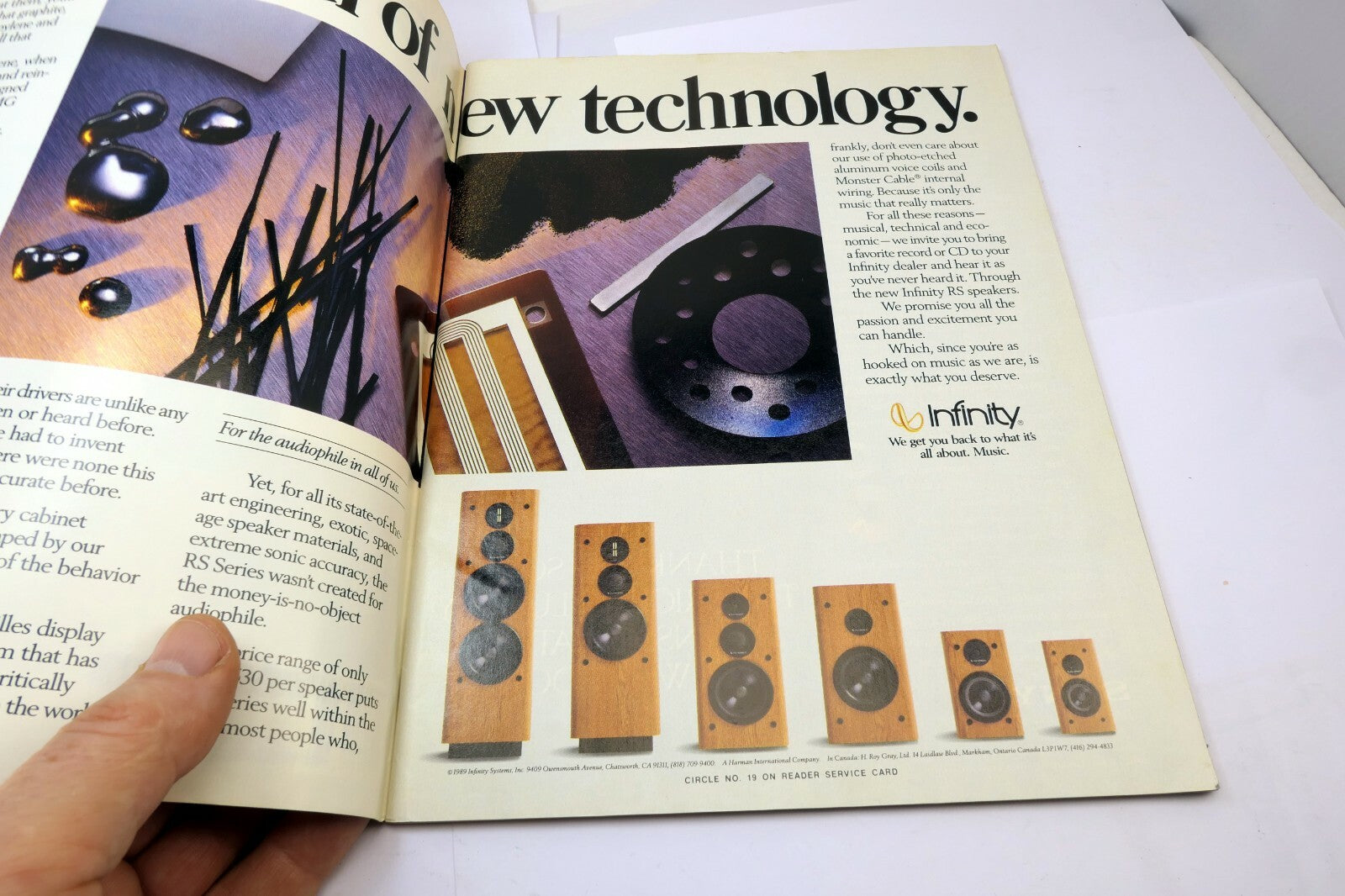 Stereo Review Magazine April 1989 Home Theater Surround sound Hi-Fi