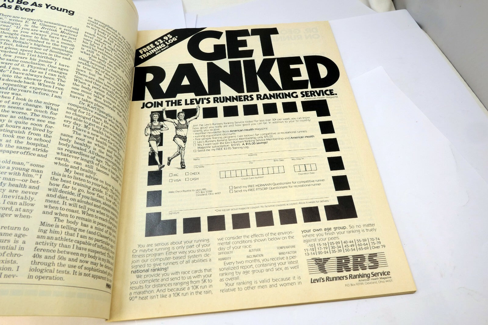 Runner Magazine May 1985 Fit for Life how to run as you get Older