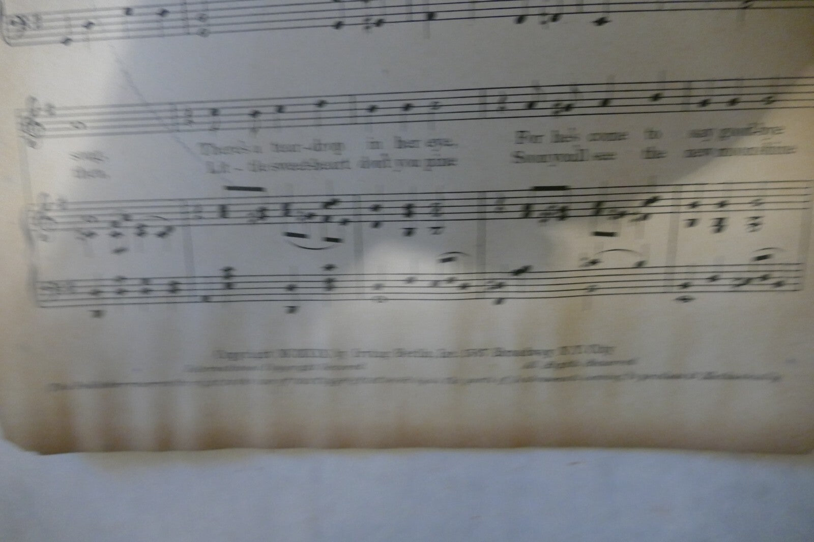 The New Moon, 1919, by Irving Berlin, Irving Berlin Inc.